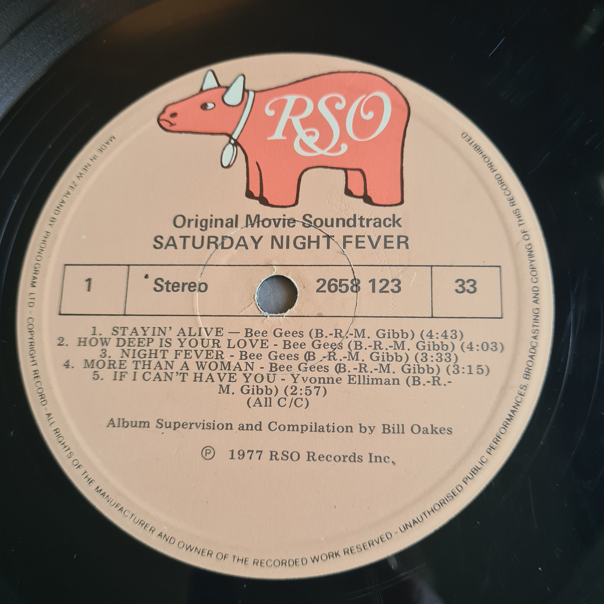 Bee Gees - Saturday Night Fever – The Original Movie Soundtrack - 1977 (New Zealand Pressing) - Vinyl Record 2LP - Sound Hound Records