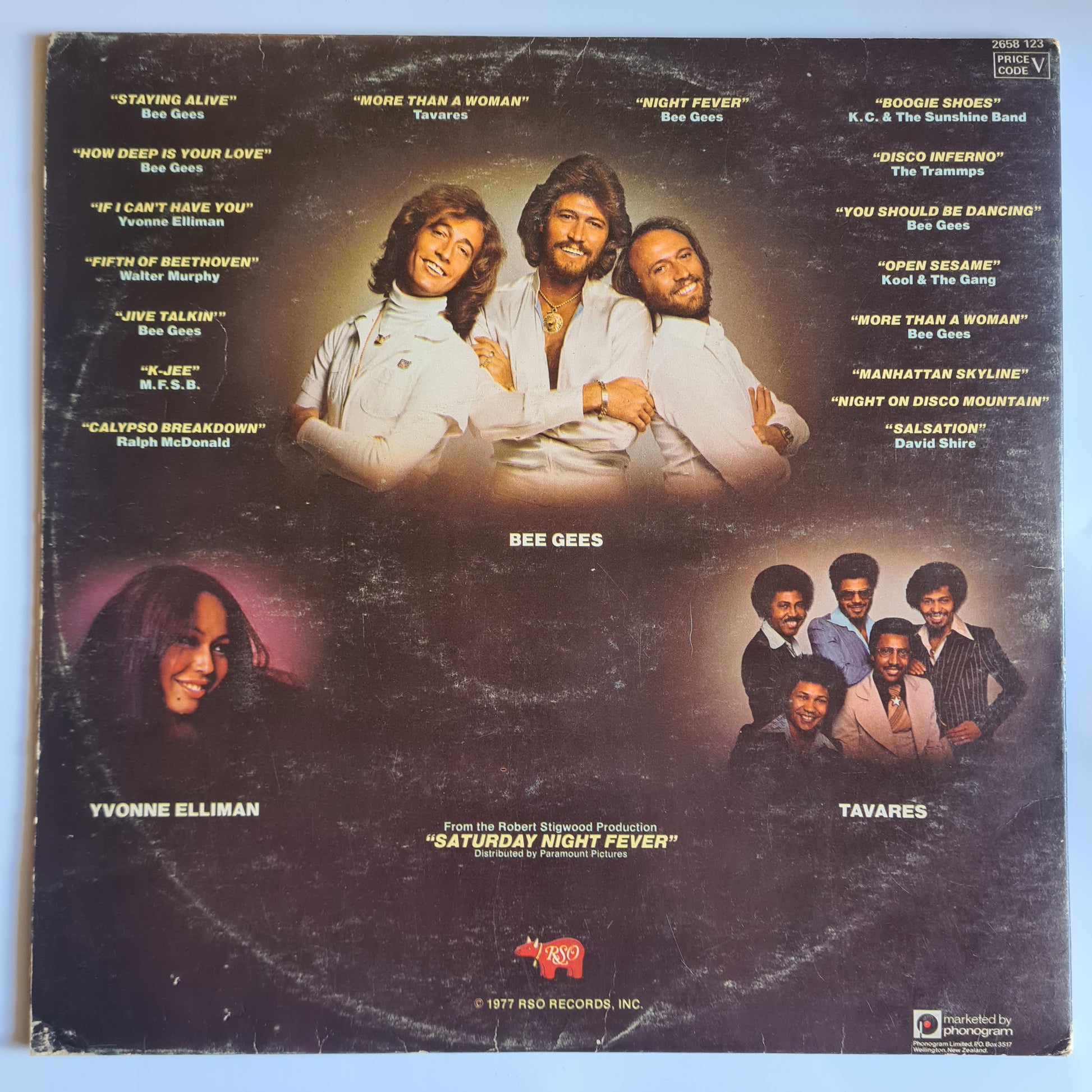 Bee Gees - Saturday Night Fever – The Original Movie Soundtrack - 1977 (New Zealand Pressing) - Vinyl Record 2LP - Sound Hound Records