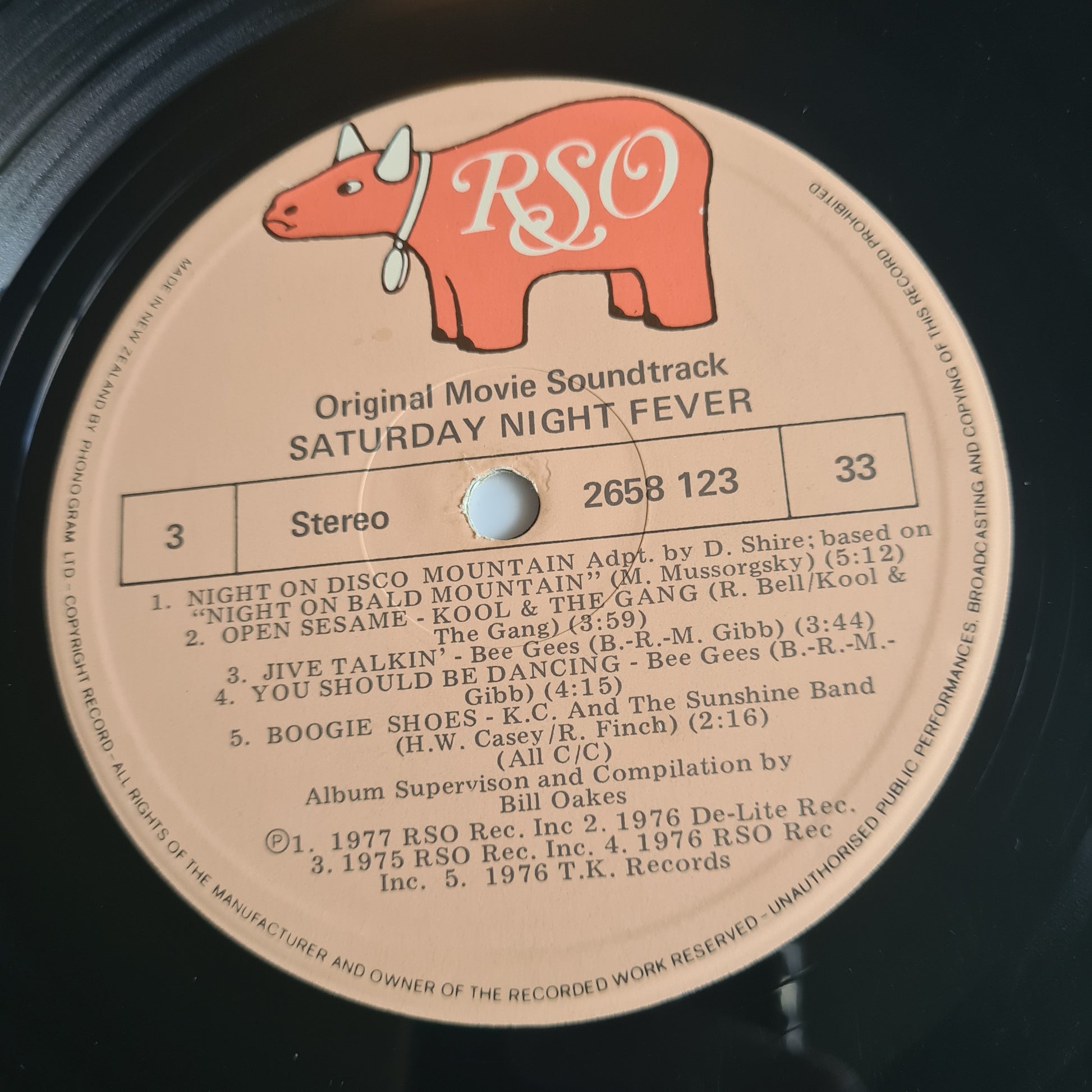Bee Gees - Saturday Night Fever – The Original Movie Soundtrack - 1977 (New Zealand Pressing) - Vinyl Record 2LP - Sound Hound Records