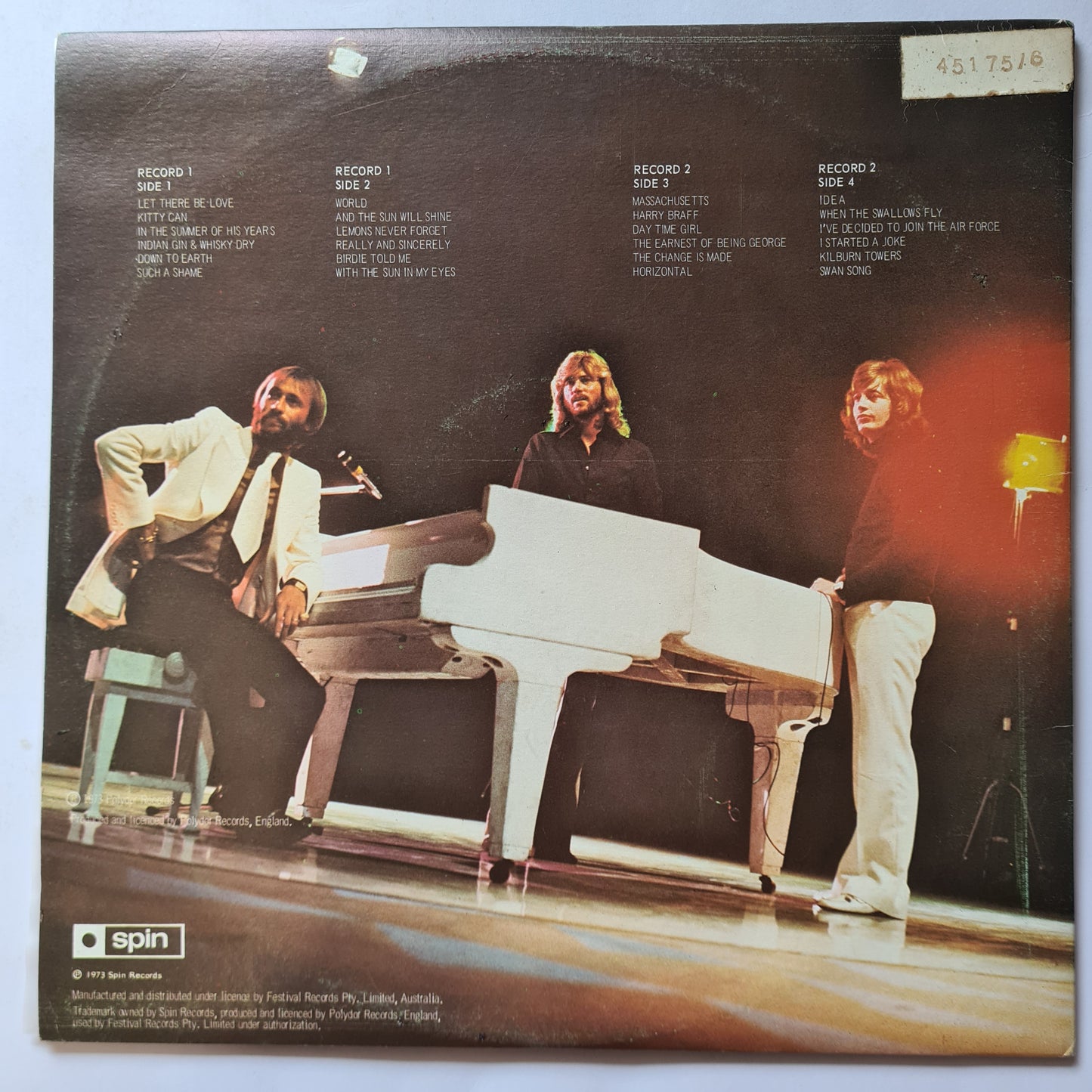 Bee Gees – Double Gold - 1973 - Vinyl Record 2LP (Greatest Hits) - Sound Hound Records