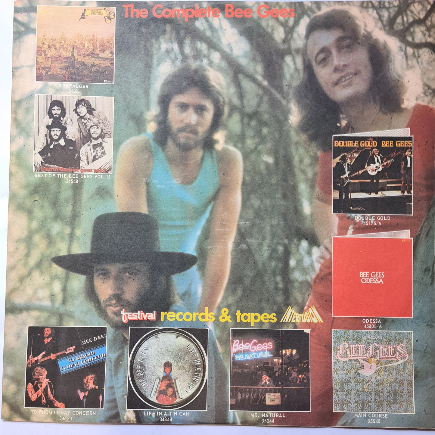 Bee Gees – Double Gold - 1973 - Vinyl Record 2LP (Greatest Hits) - Sound Hound Records