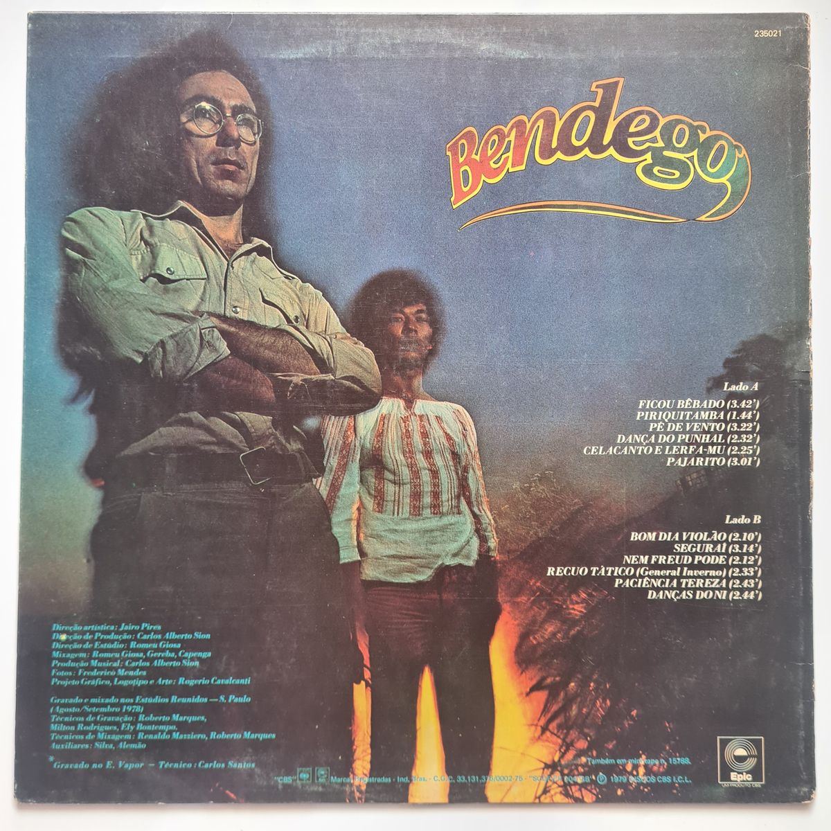 Bendegó – Bendegó - 1979 - Vinyl Record LP 🇧🇷