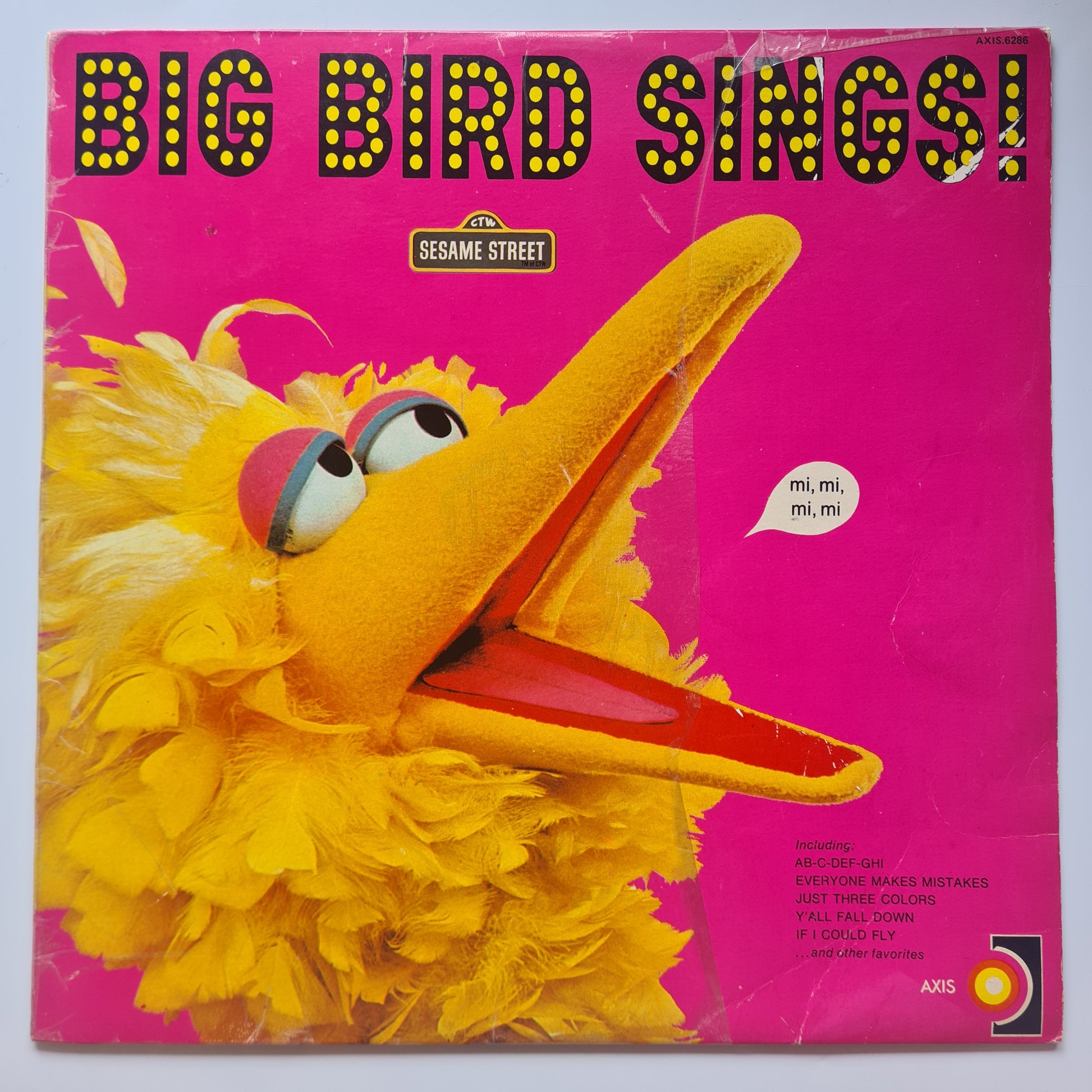 Big Bird (Sesame Street) - Big Bird Sings! - 1974 - Vinyl Record LP - Sound Hound Records