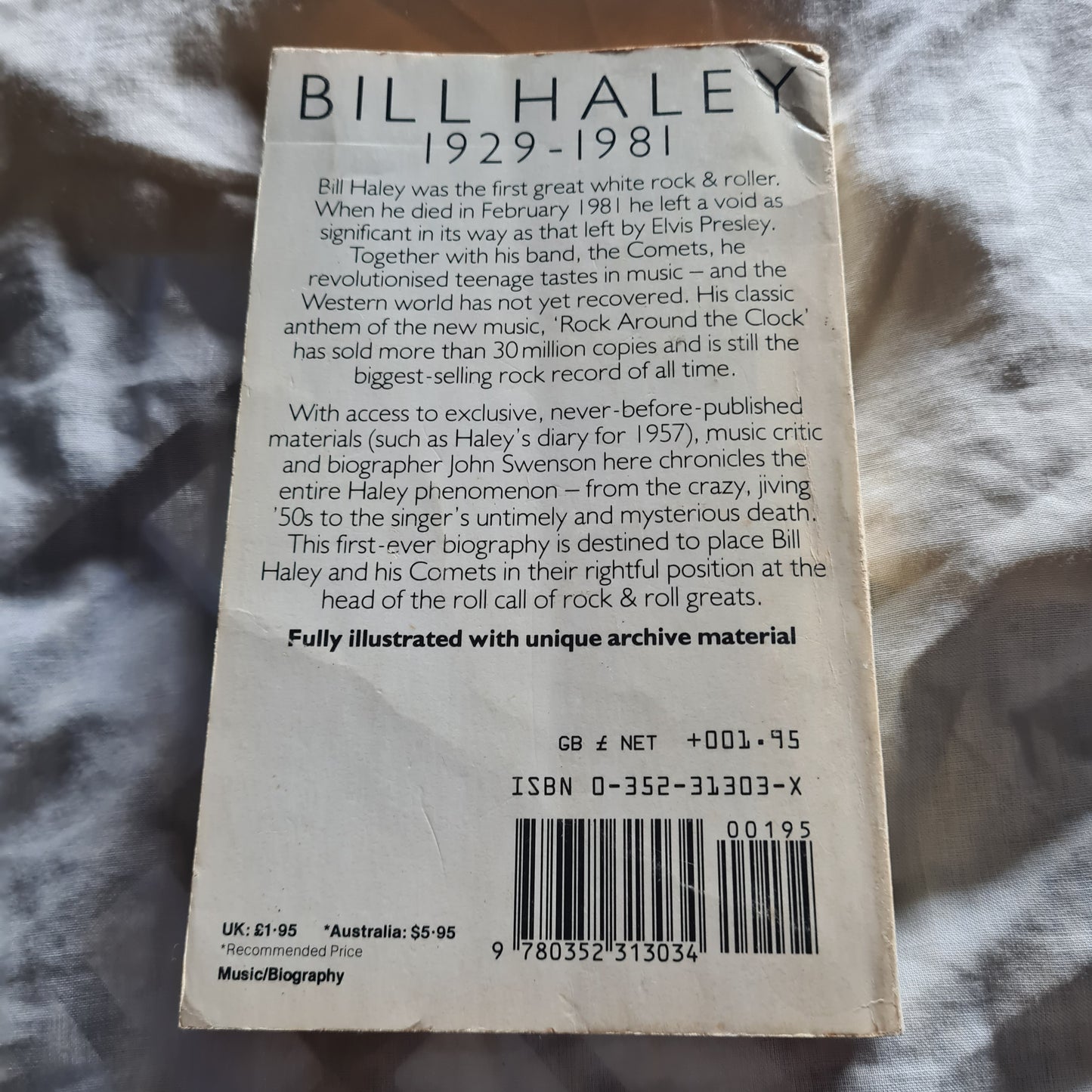 Bill Haley- Bill Haley By: John Swenson - Paperback Book - Sound Hound Records