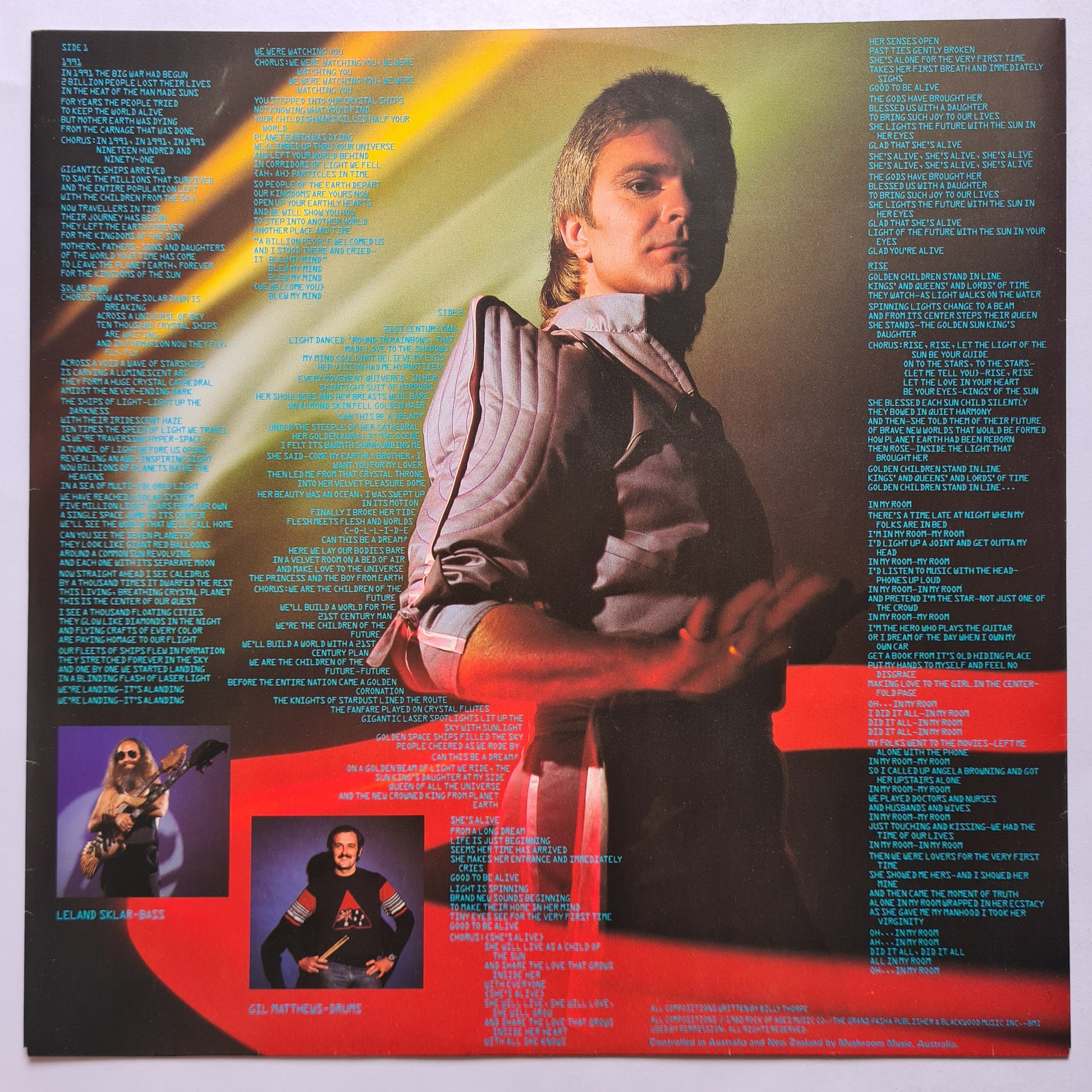 Billy Thorpe – 21st Century Man - 1980 - Vinyl Record LP (Rare Test Pressing- Near Mint) - Sound Hound Records