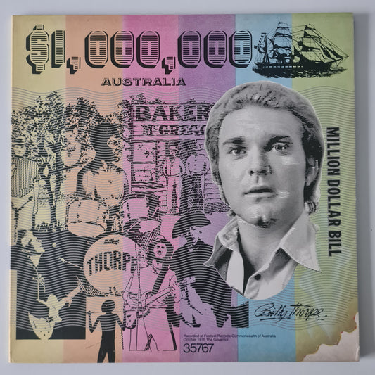 Billy Thorpe – Million Dollar Bill - 1975 - Vinyl Record LP (near mint) - Sound Hound Records