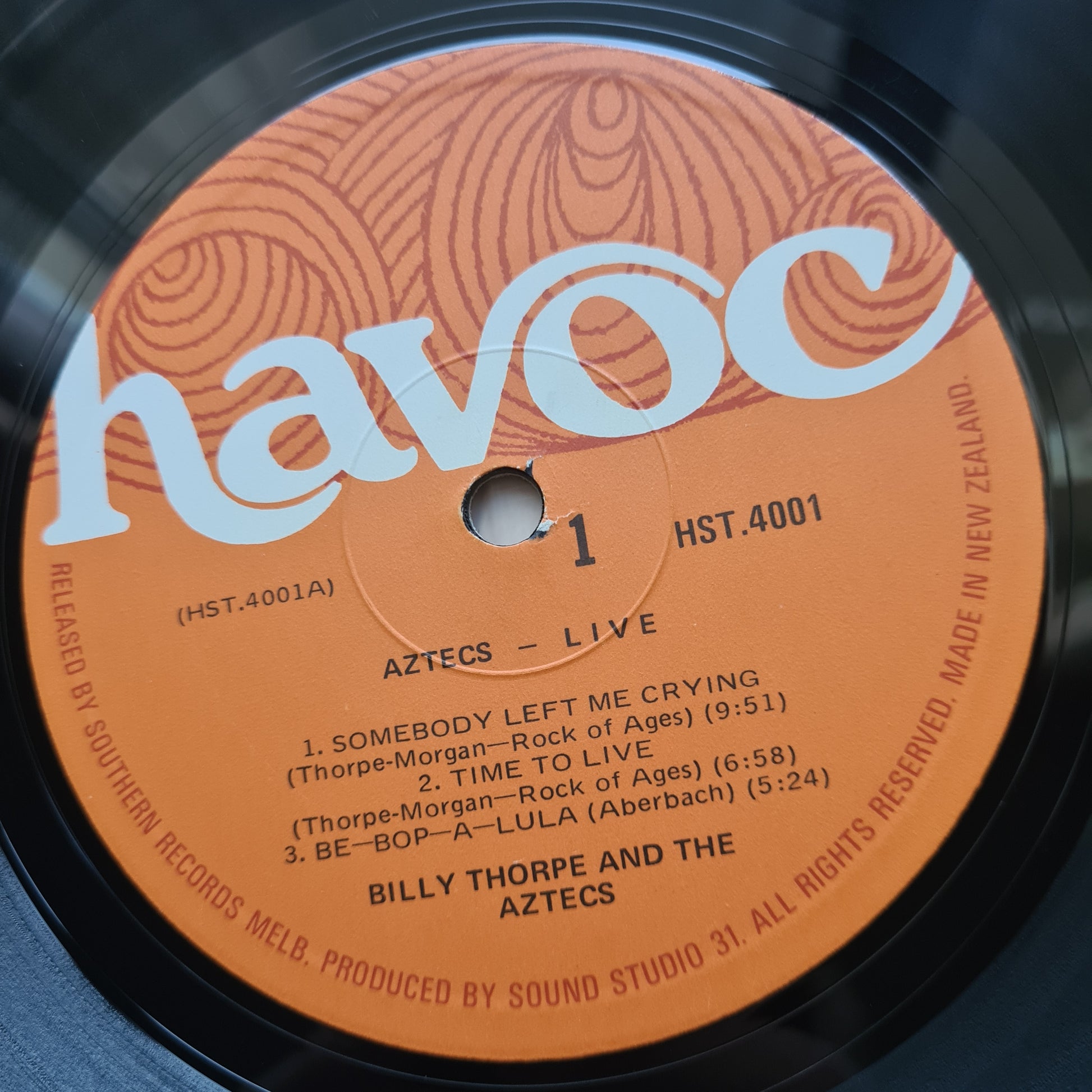 Billy Thorpe & The Aztecs – Live: Melbourne Town Hall - 1971 (Gatefold) - Vinyl Record LP - Sound Hound Records