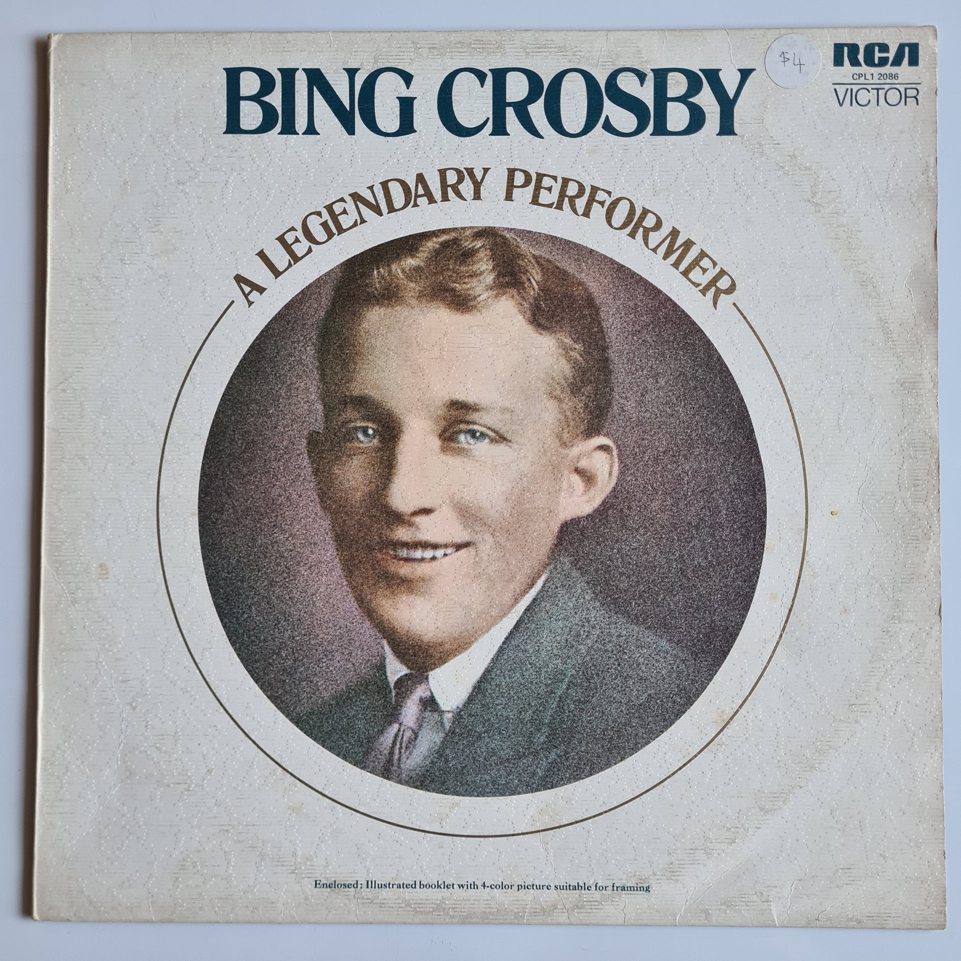 Bing Crosby – A Legendary Performer - 1977 - Vinyl Record LP - Sound Hound Records