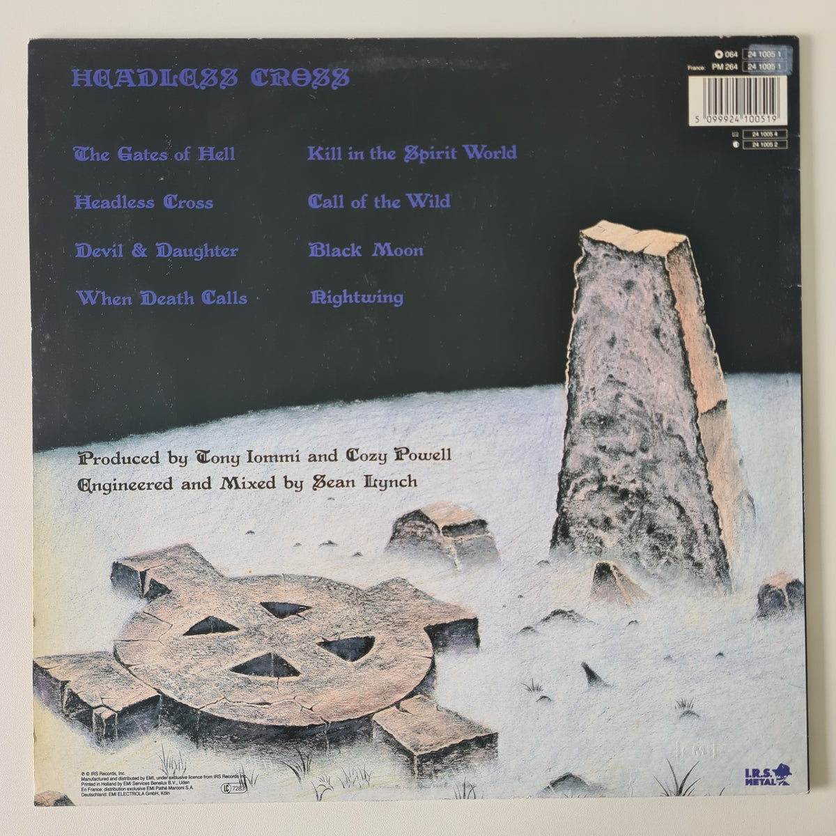 Black Sabbath – Headless Cross - 1989 (European Pressing) - Vinyl Record LP *RARE* - Sound Hound Records