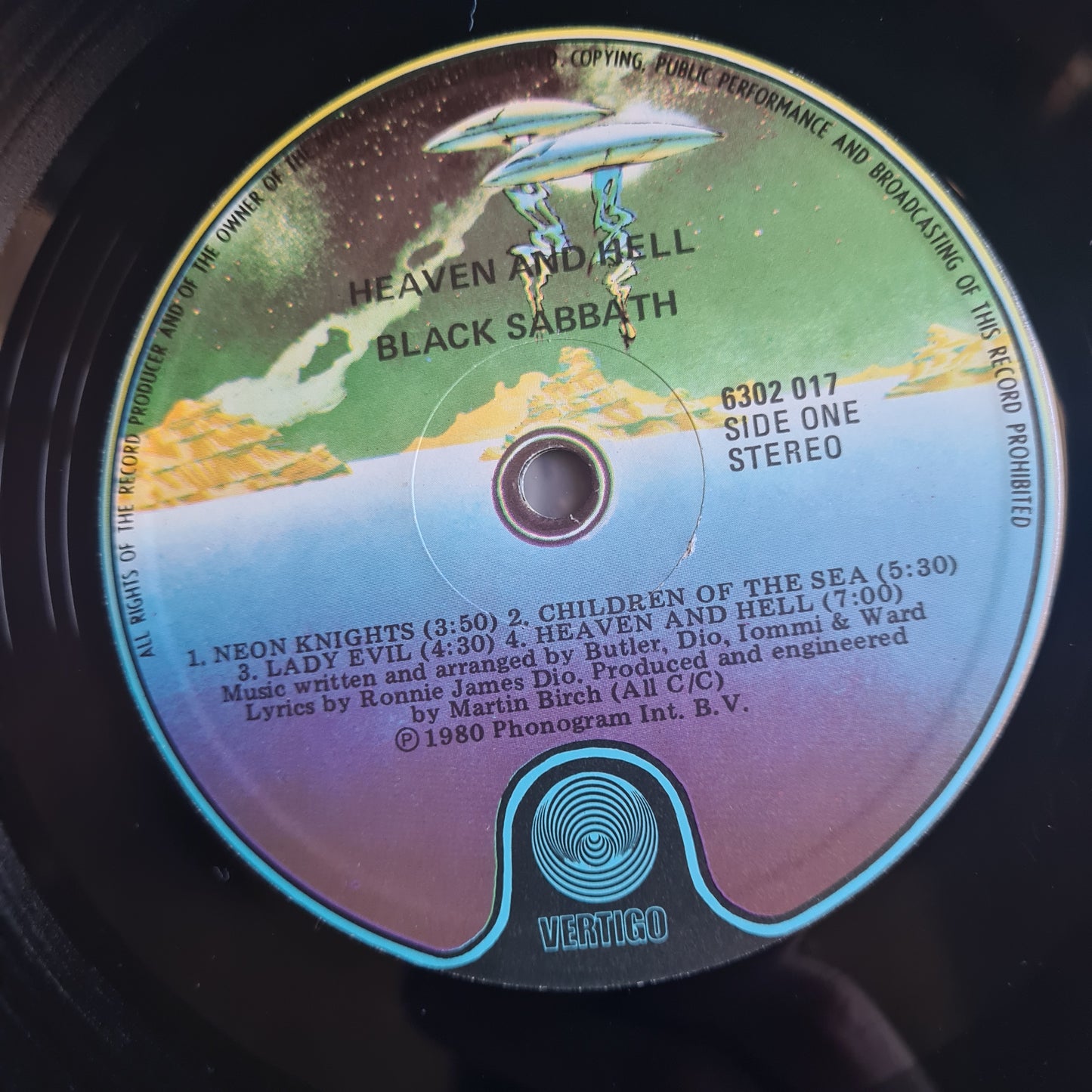 Black Sabbath – Heaven & Hell - 1980 - Vinyl Record LP (near mint) - Sound Hound Records