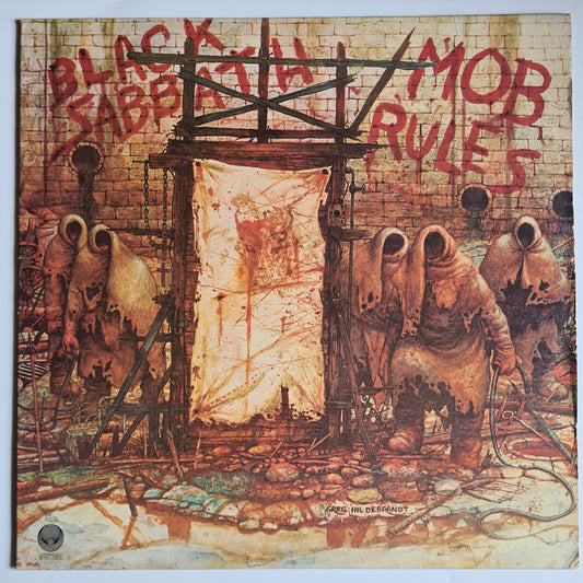 Black Sabbath – Mob Rules - 1981 - Vinyl Record LP - Sound Hound Records