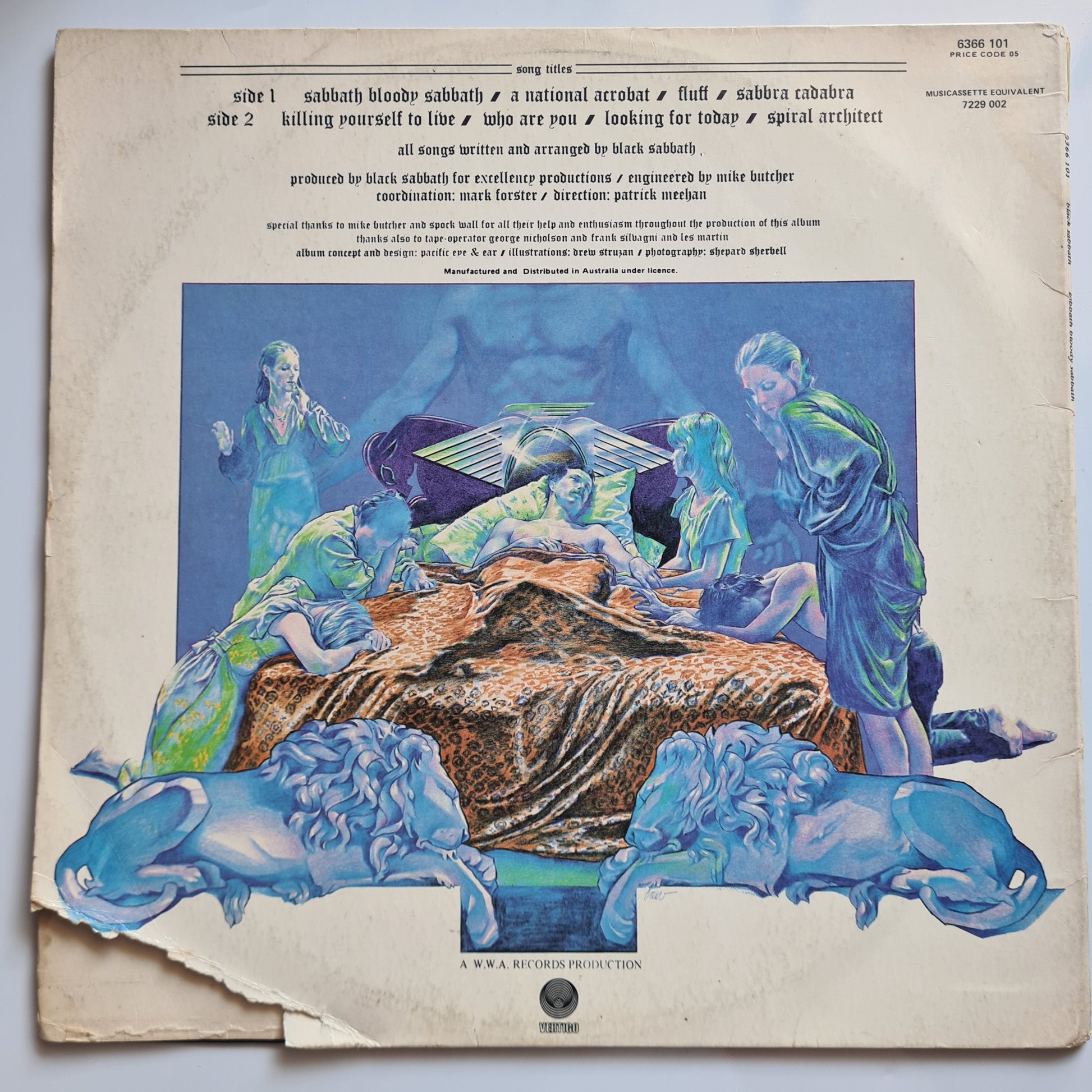 Black Sabbath – Sabbath Bloody Sabbath- 1973 (Australian Pressing) - Vinyl Record LP - Sound Hound Records
