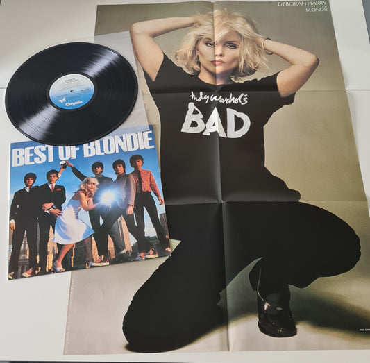 Blondie – Best Of Blondie - 1981 (Includes RARE Poster) - Vinyl Record LP (near mint) - Sound Hound Records