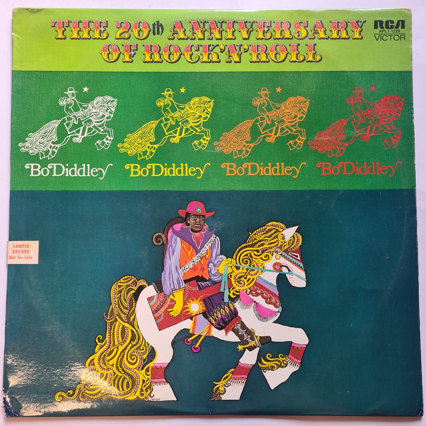 Bo Diddley – The 20th Anniversary Of Rock 'N' Roll - 1976 - Vinyl Record LP - Sound Hound Records
