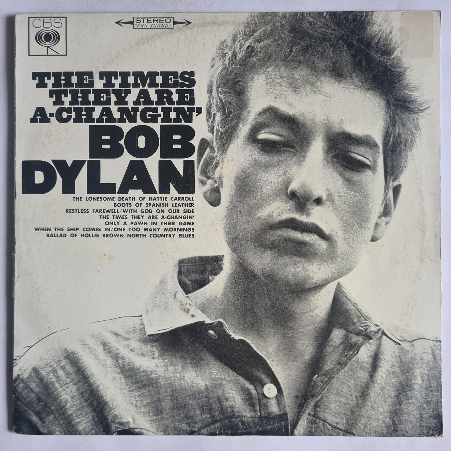 Bob Dylan – The Times They Are A-Changin' - 1964 (late 70's Australian Pressing) - Vinyl Record LP - Sound Hound Records