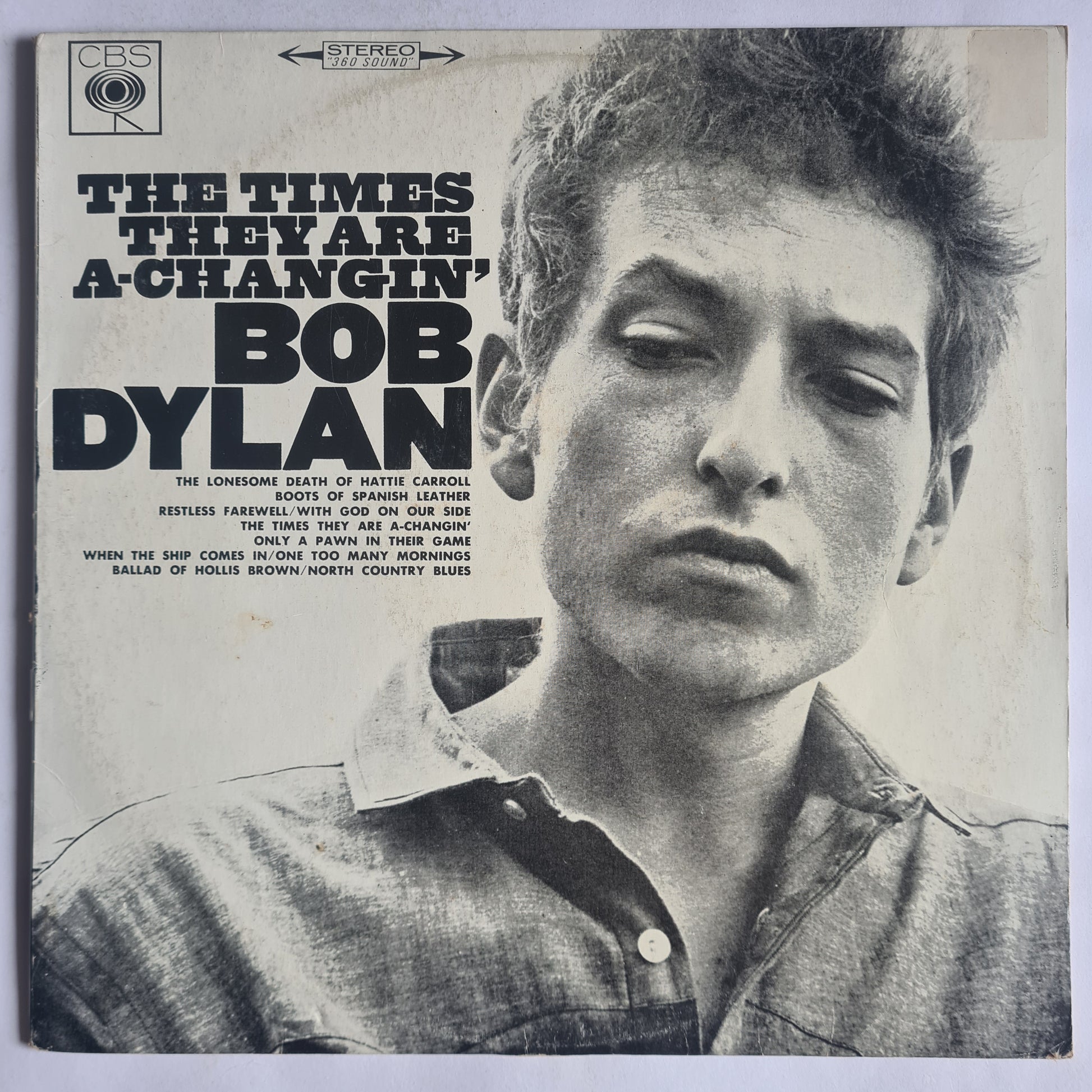 Bob Dylan – The Times They Are A-Changin' - 1964 (late 70's Australian Pressing) - Vinyl Record LP - Sound Hound Records