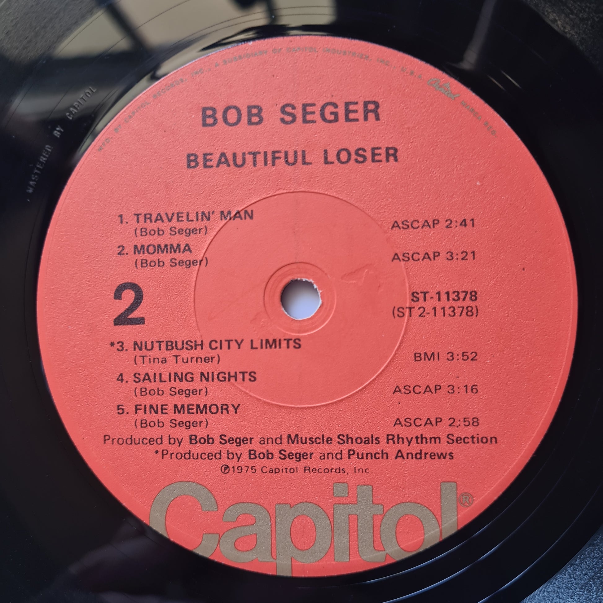 Bob Seger – Beautiful Loser - 1975 (USA Pressing) - Vinyl Record LP - Sound Hound Records