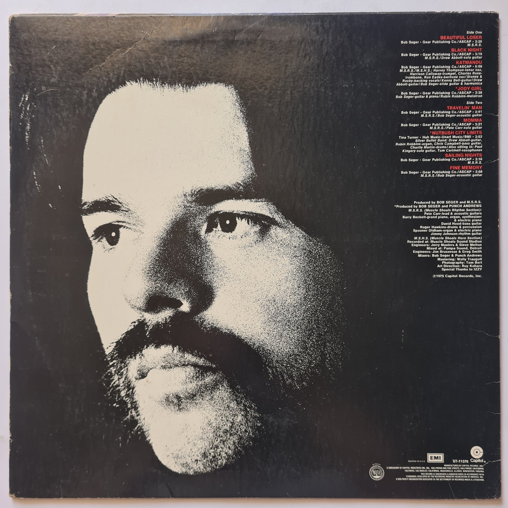 Bob Seger – Beautiful Loser - 1975 (USA Pressing) - Vinyl Record LP - Sound Hound Records