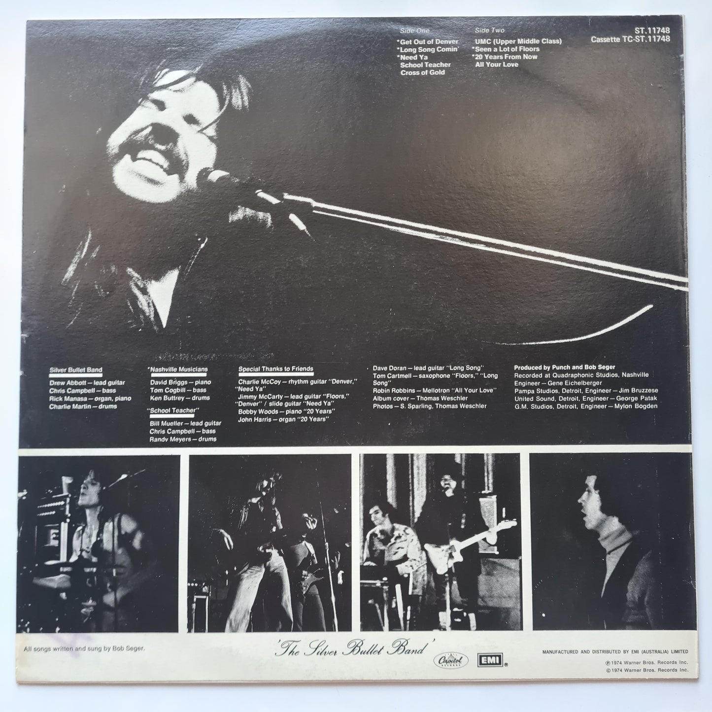 Bob Seger – Seven - 1974 (1978 Australian Pressing) - Vinyl Record LP - Sound Hound Records