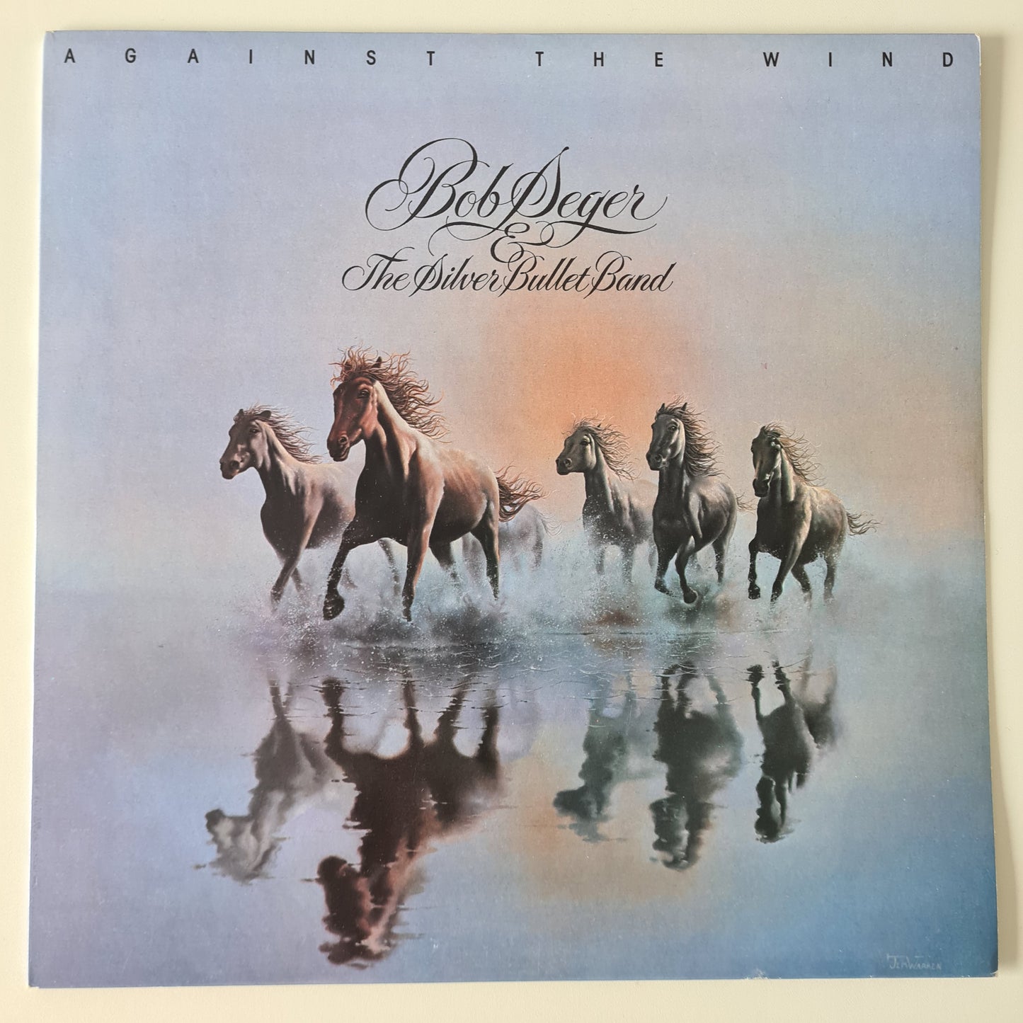 Bob Seger & The Silver Bullet Band – Against The Wind - 1980 - Vinyl Record LP (near mint) - Sound Hound Records