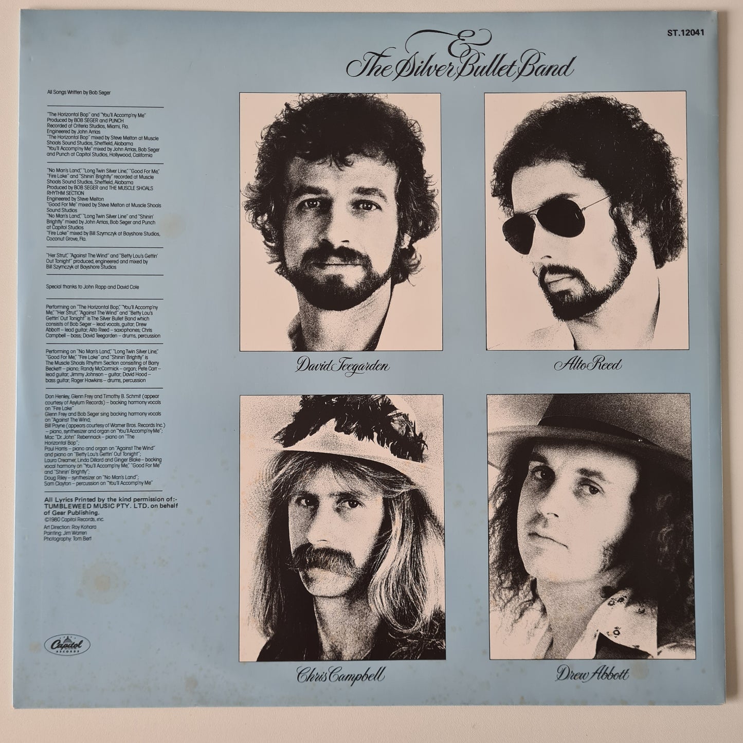Bob Seger & The Silver Bullet Band – Against The Wind - 1980 - Vinyl Record LP (near mint) - Sound Hound Records