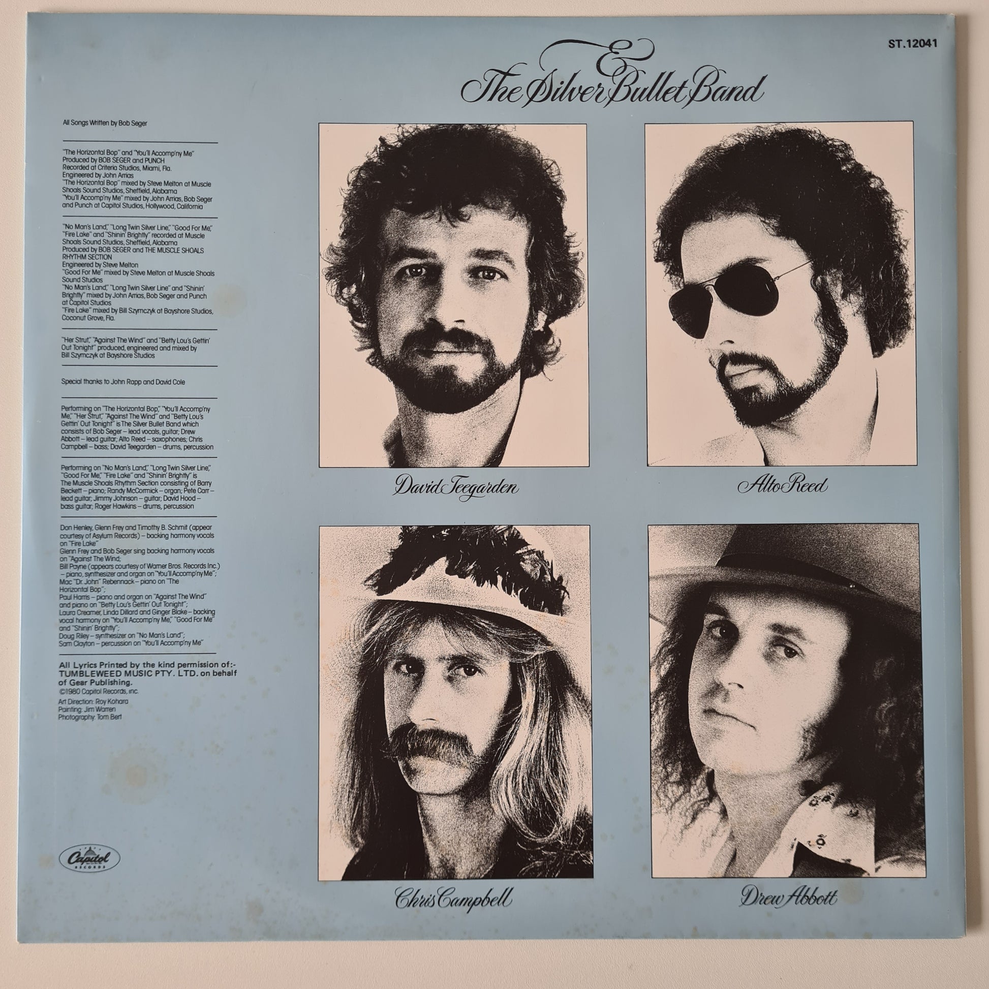 Bob Seger & The Silver Bullet Band – Against The Wind - 1980 - Vinyl Record LP (near mint) - Sound Hound Records