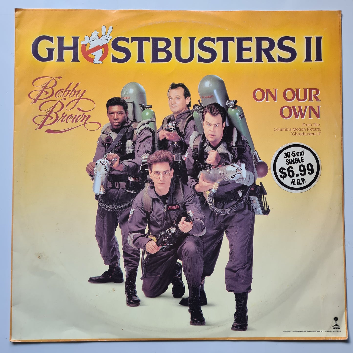Bobby Brown - On Our Own: Extended Mix (From: Ghostbusters II Original Soundtrack) - 1989 - Vinyl Record 12" Maxi Single - Sound Hound Records