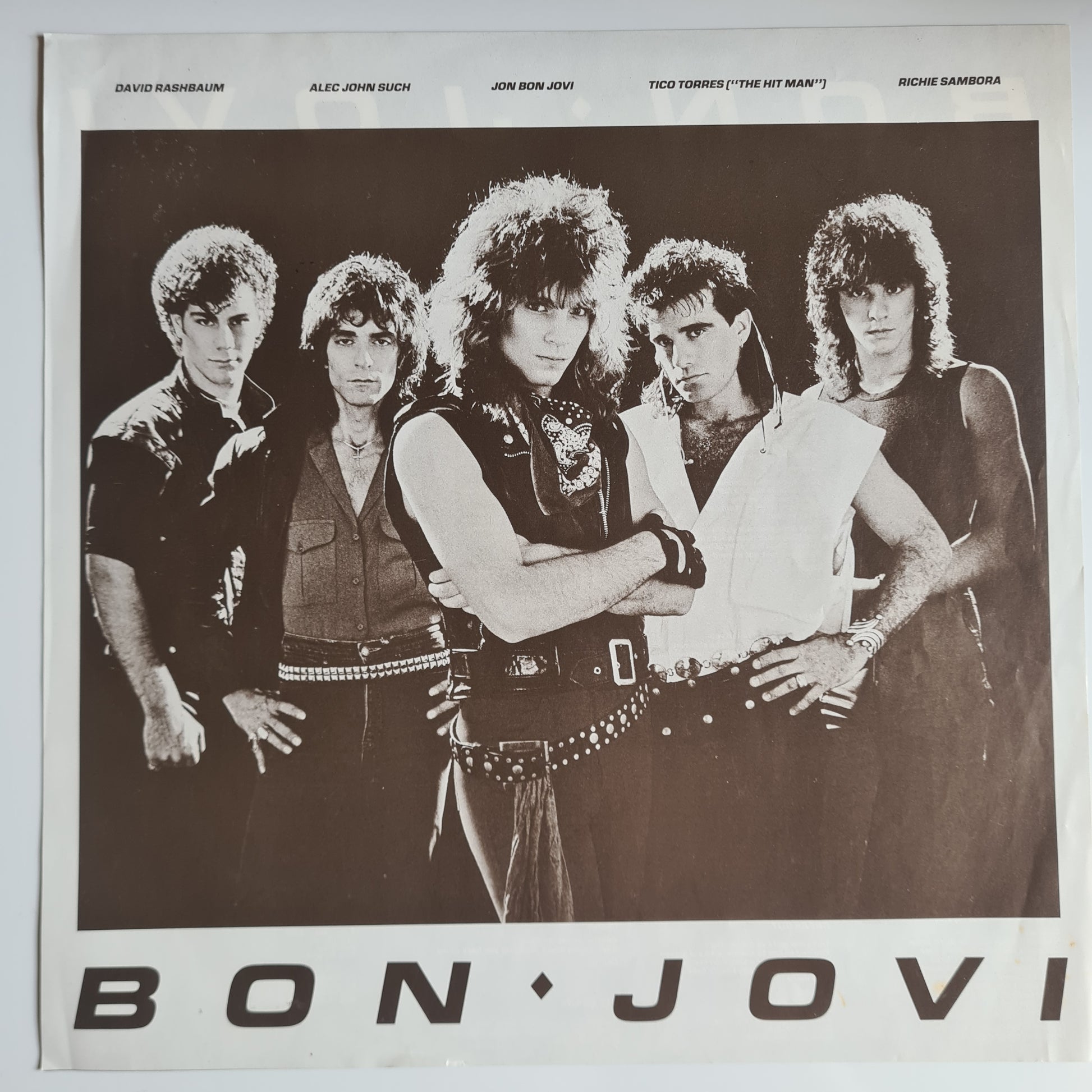 Bon Jovi – Bon Jovi - 1984 - Vinyl Record LP - Sound Hound Records