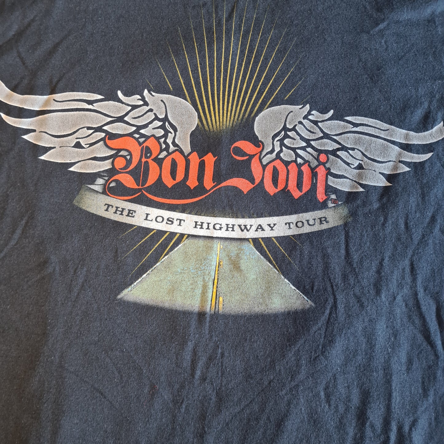 Bon Jovi | Lost Highway Australian Tour 2008 | Size Medium T-Shirt - Sound Hound Records