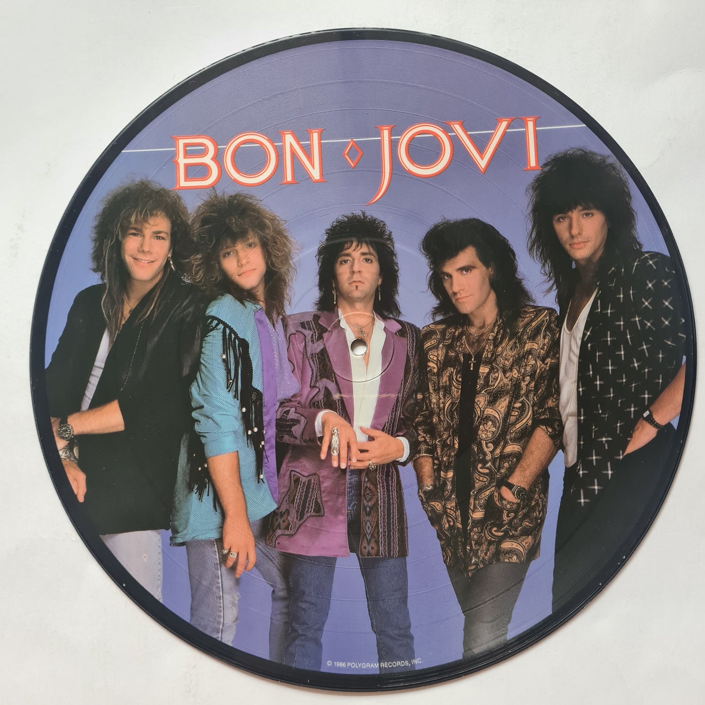 Bon Jovi – Slippery When Wet (Limited Edition Picture Disc) - 1986 - Vinyl Record LP - Sound Hound Records