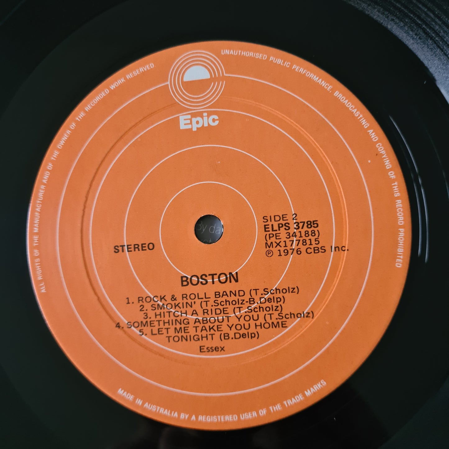 Boston – Boston (Debut Album) - 1976 - Vinyl Record LP - Sound Hound Records