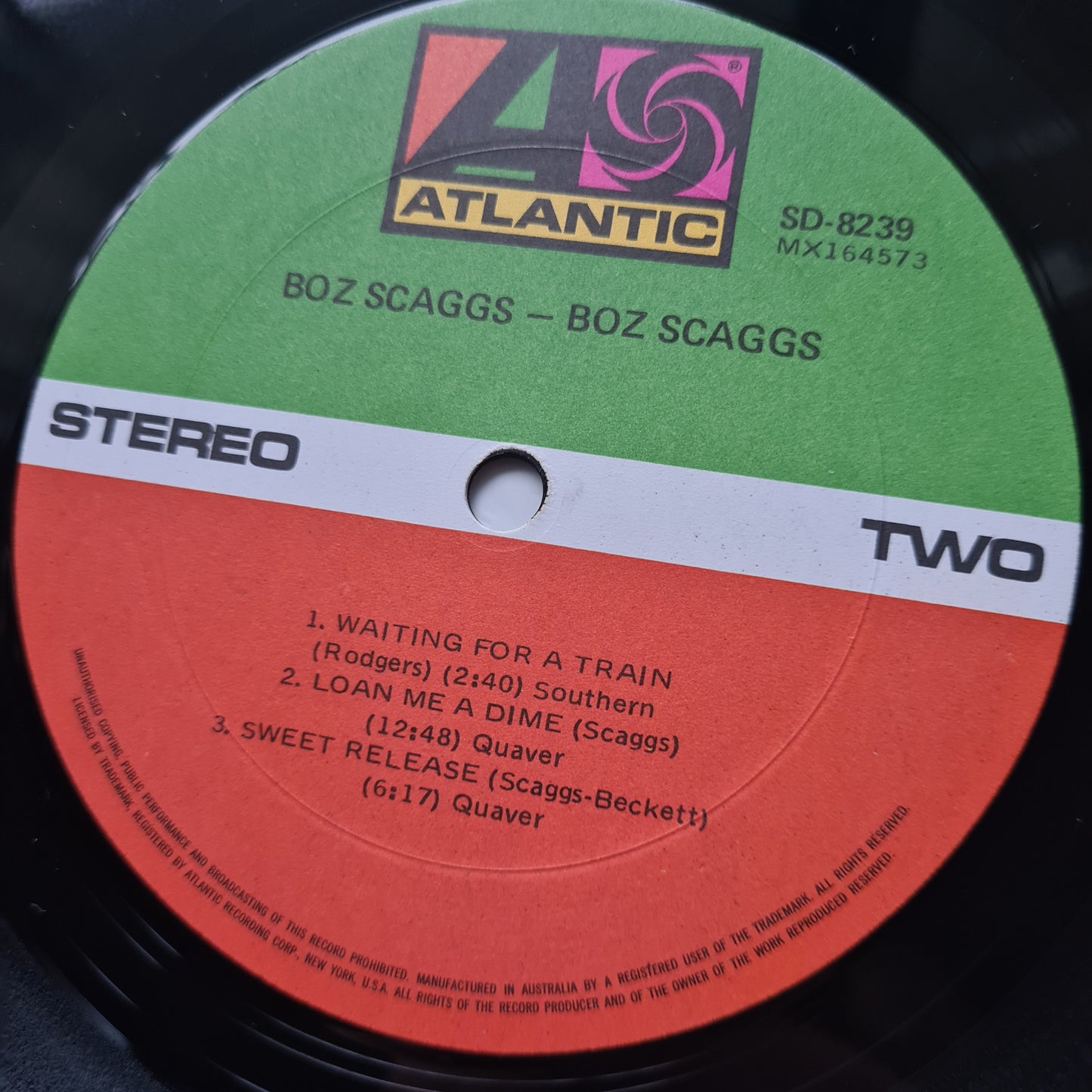 Boz Scaggs – Boz Scaggs - 1969 - Vinyl Record LP - Sound Hound Records