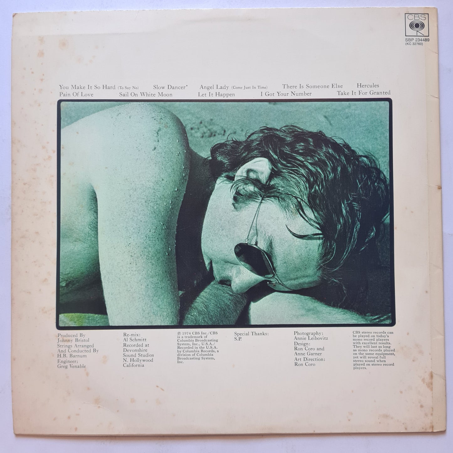 Boz Scaggs – Slow Dancer - 1974 - Vinyl Record LP - Sound Hound Records