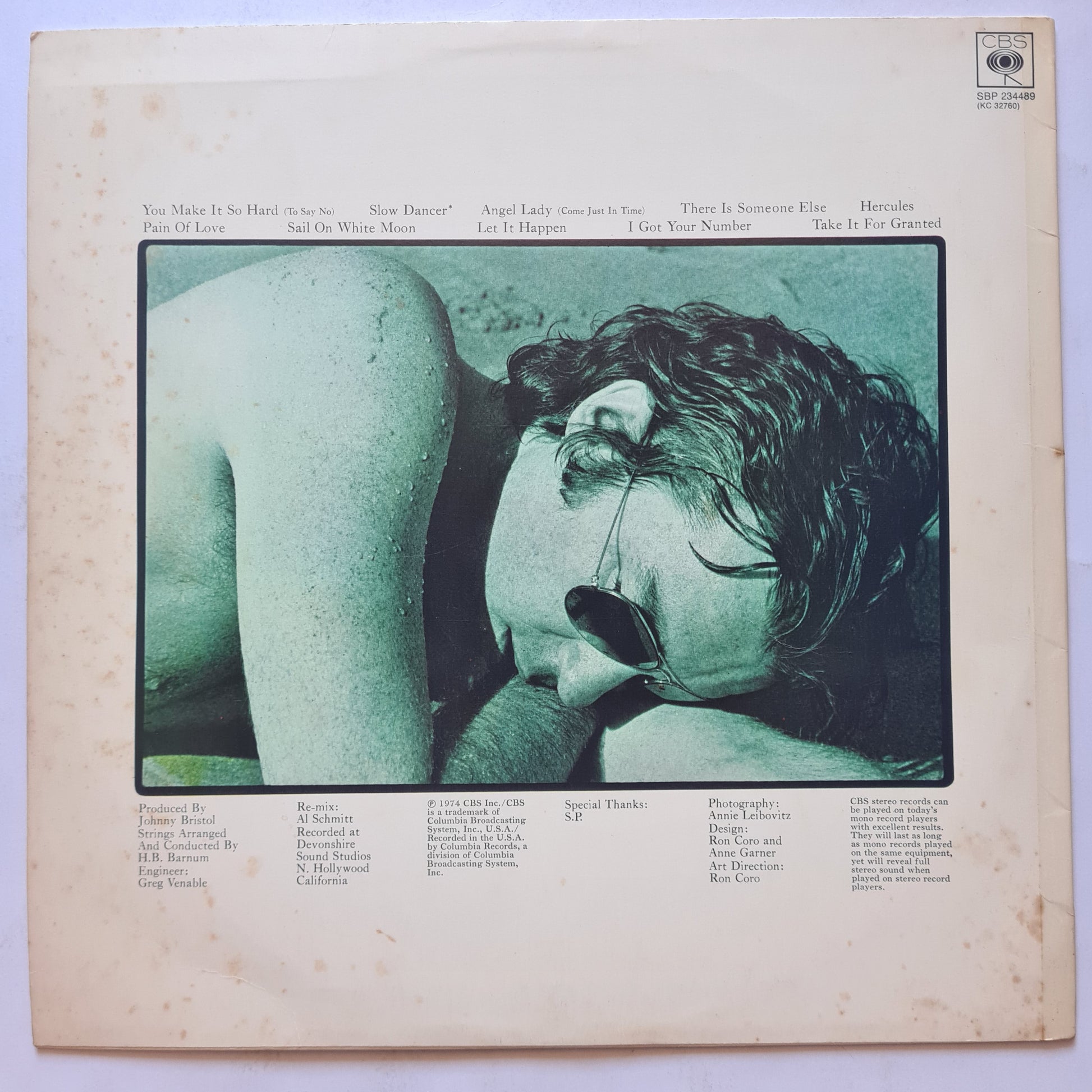 Boz Scaggs – Slow Dancer - 1974 - Vinyl Record LP - Sound Hound Records