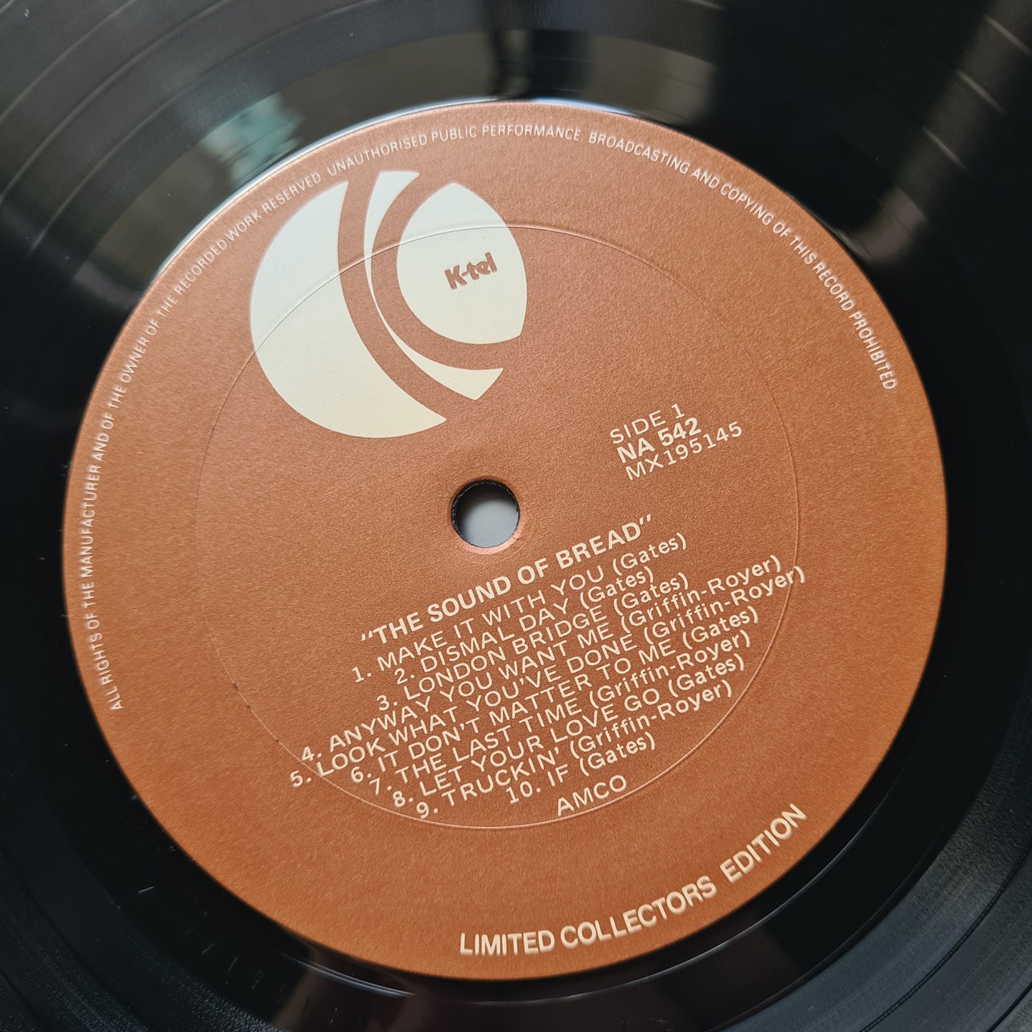 Bread – The Sound Of Bread - 1979 - Vinyl Record LP - Sound Hound Records