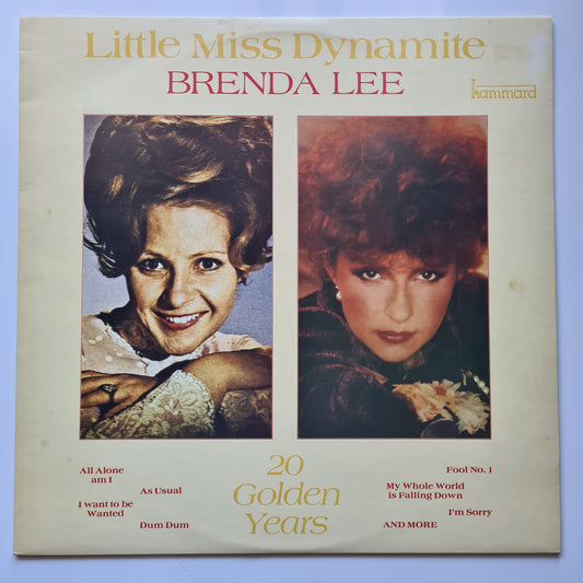 Brenda Lee – Little Miss Dynamite: 20 Golden Greats - 1980 - Vinyl Record LP - Sound Hound Records