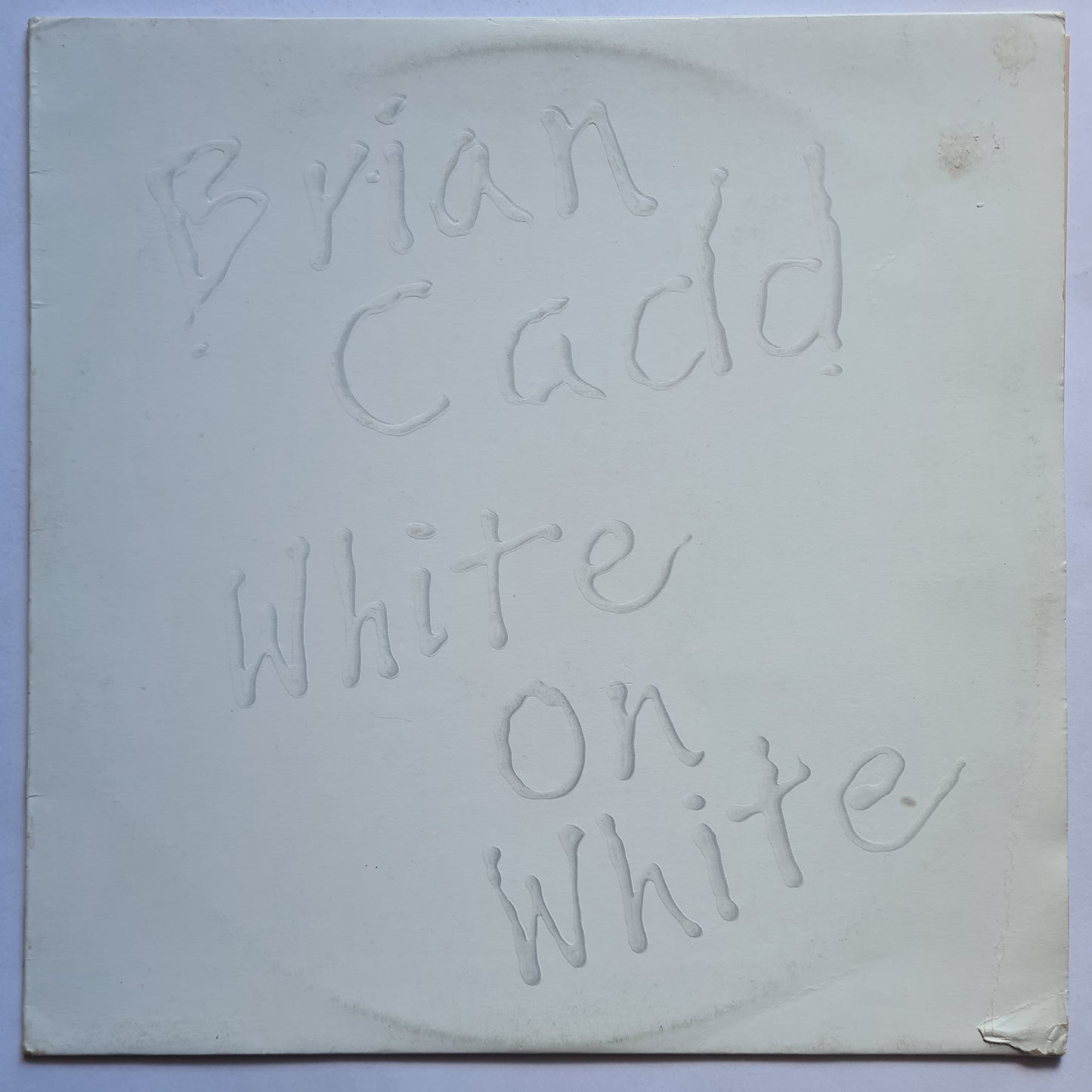 Brian Cadd – White On White - 1976 - Vinyl Record LP - Sound Hound Records
