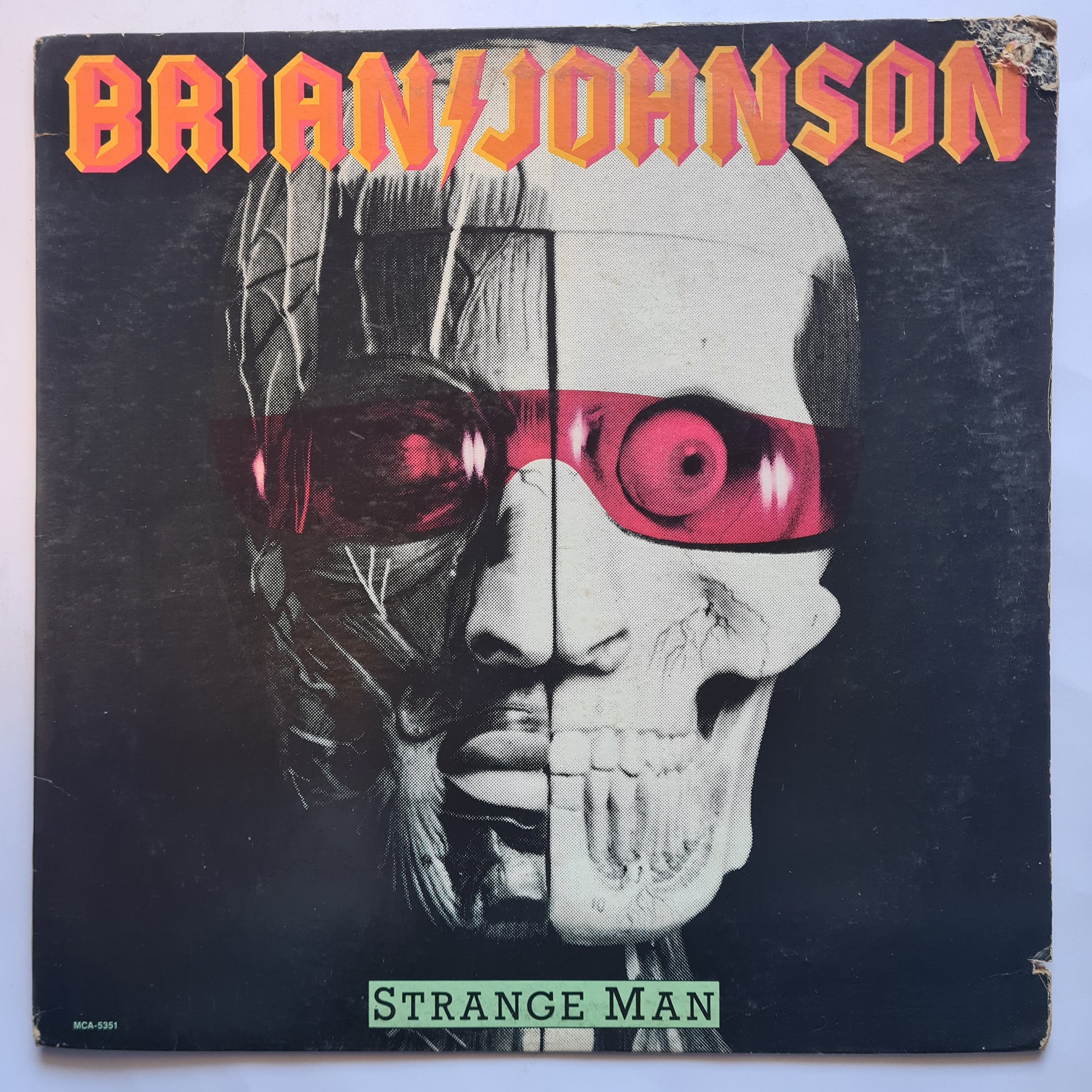 Brian Johnson (Geordie, AC/DC) – Strange Man - 1982 - Vinyl Record LP - Sound Hound Records
