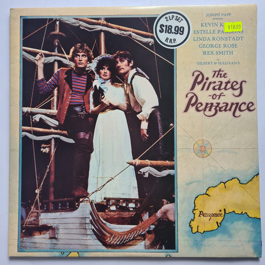 Broadway Cast (Linda Ronstadt) – Gilbert & Sullivan's The Pirates Of Penzance - 1981 (Gatefold) - Vinyl Record 2LP - Sound Hound Records