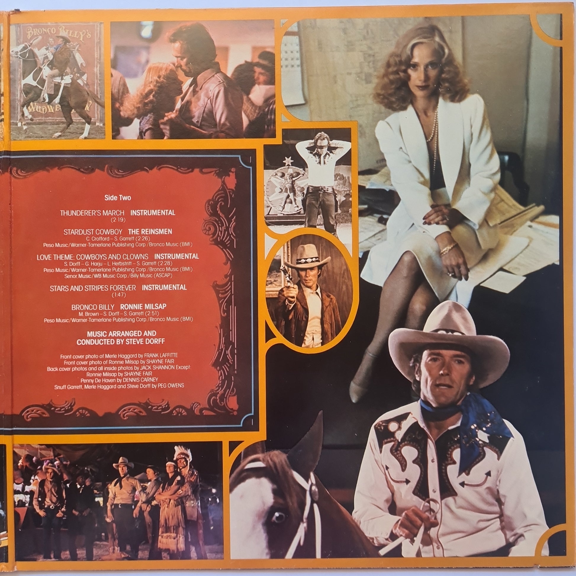 Bronco Billy – Original Soundtrack Music From Clint Eastwood's Film - 1980 - Vinyl Record LP - Sound Hound Records