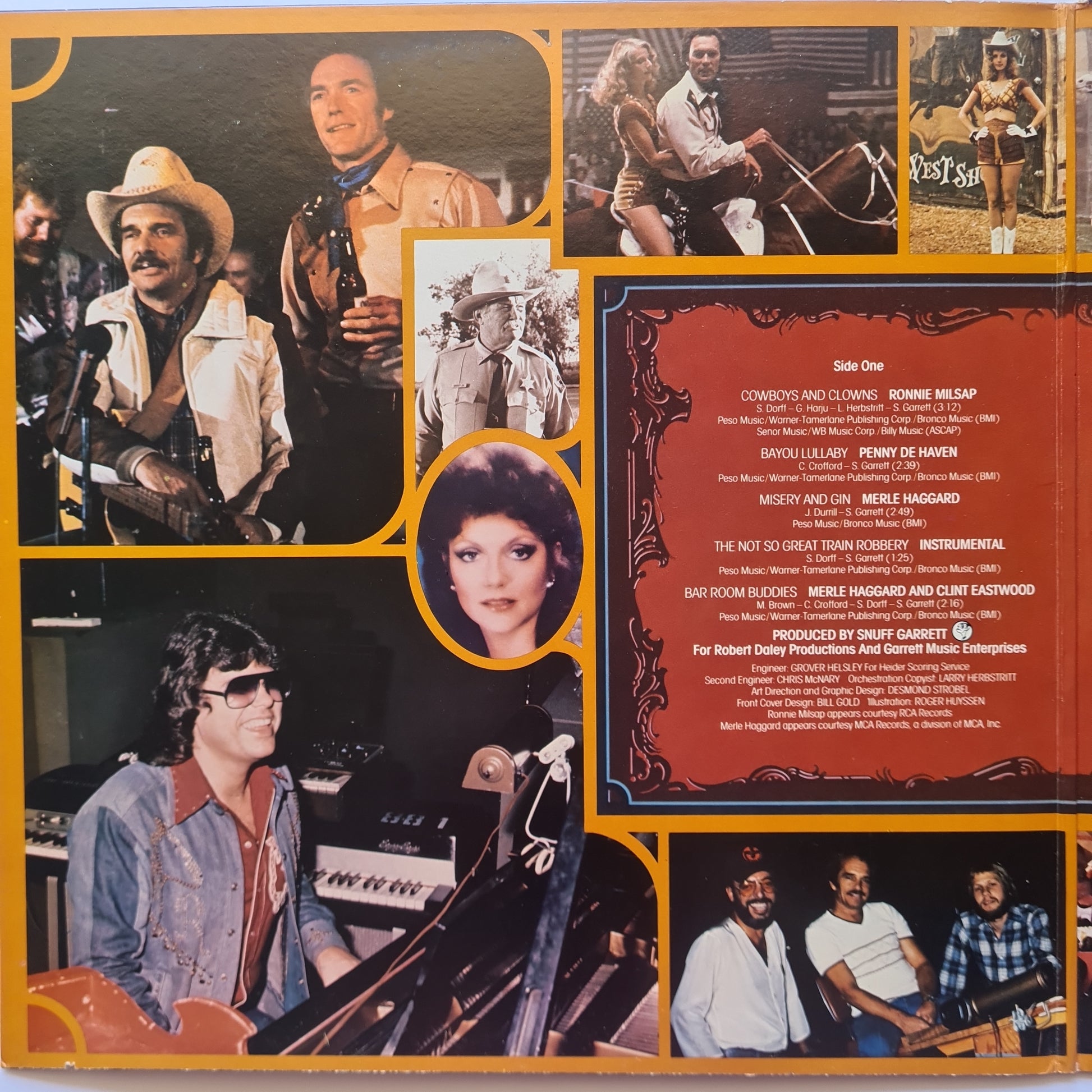 Bronco Billy – Original Soundtrack Music From Clint Eastwood's Film - 1980 - Vinyl Record LP - Sound Hound Records