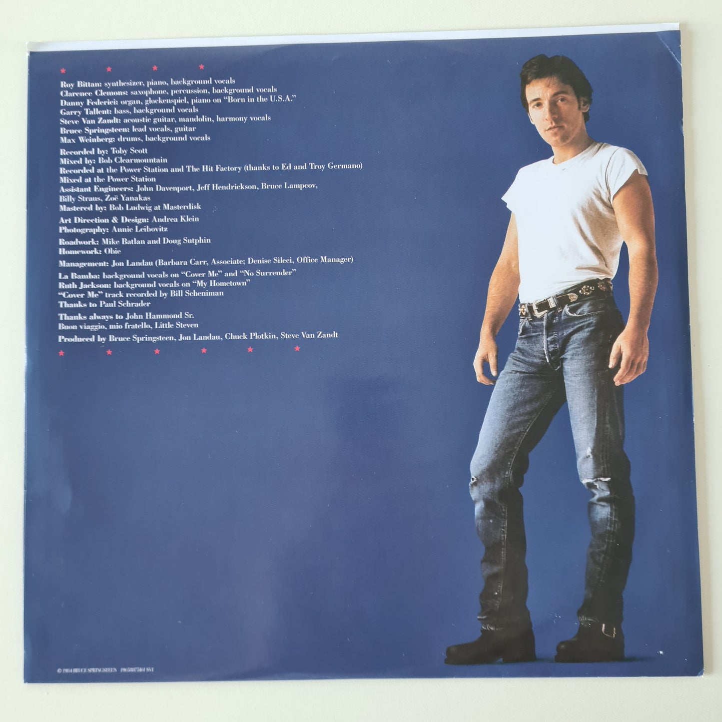 Bruce Springsteen – Born In The USA - 1984 (2024 Limited Edition 40th Anniversary, Red Translucent Vinyl, European Pressing) - Vinyl Record LP - Sound Hound Records
