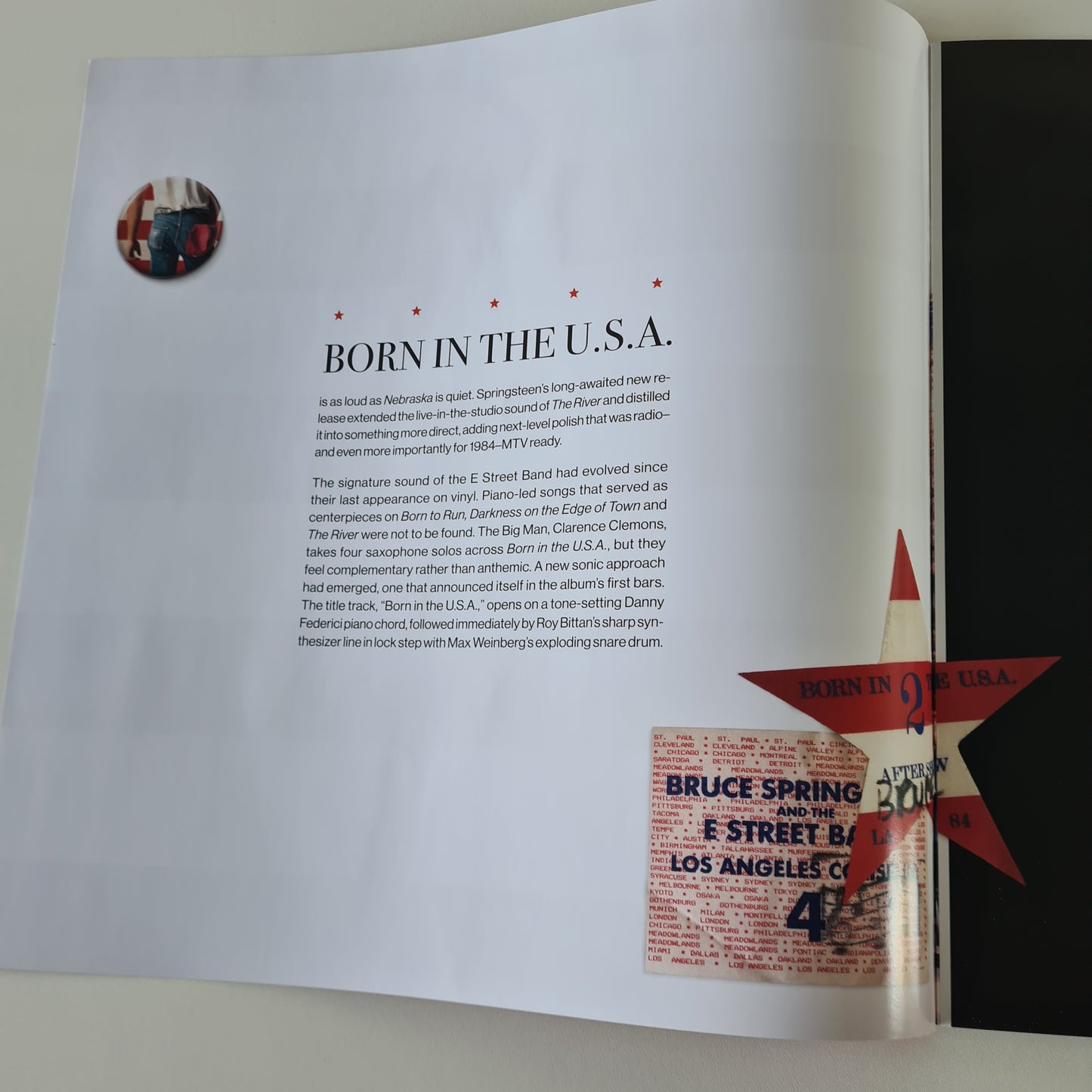 Bruce Springsteen – Born In The USA - 1984 (2024 Limited Edition 40th Anniversary, Red Translucent Vinyl, European Pressing) - Vinyl Record LP - Sound Hound Records