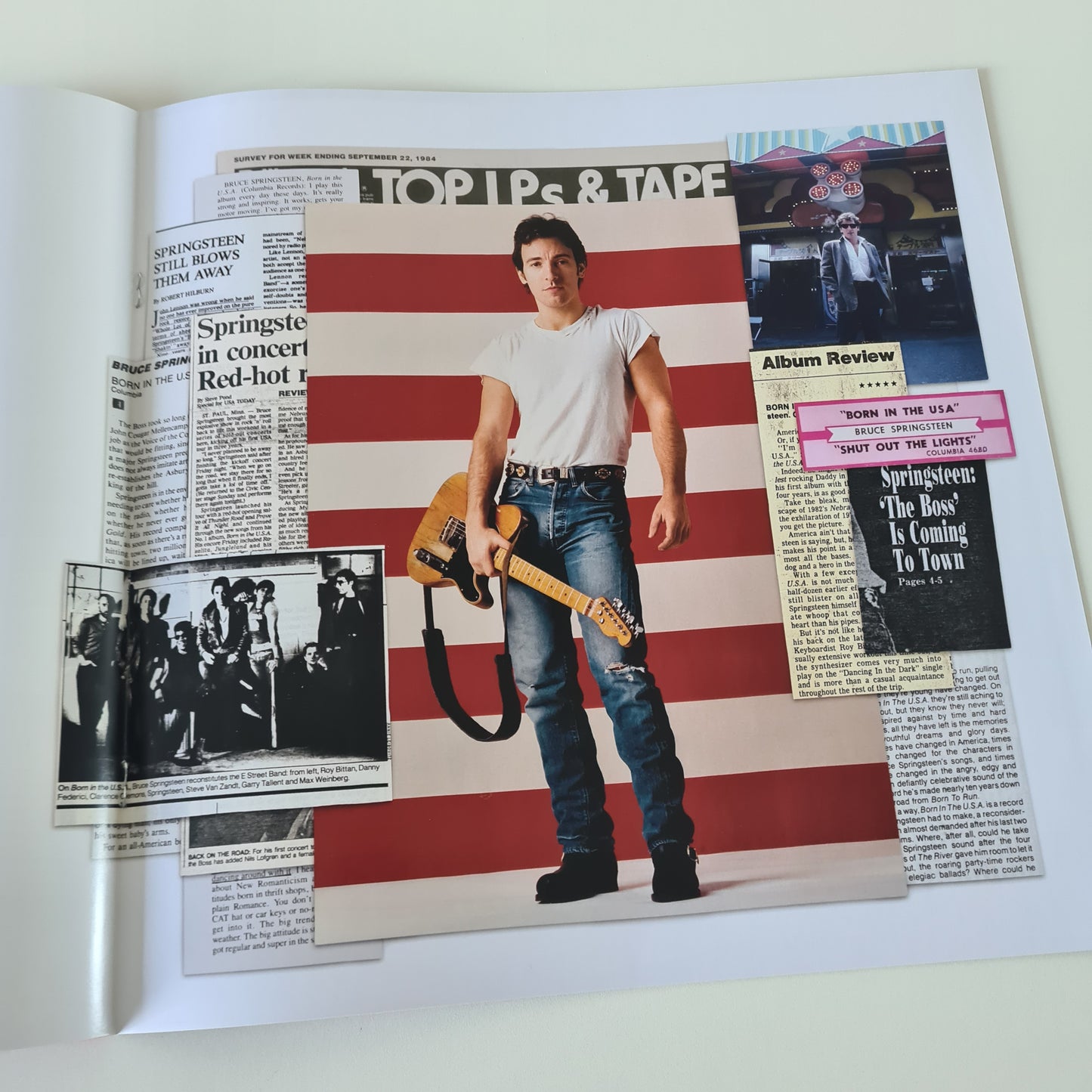 Bruce Springsteen – Born In The USA - 1984 (2024 Limited Edition 40th Anniversary, Red Translucent Vinyl, European Pressing) - Vinyl Record LP - Sound Hound Records
