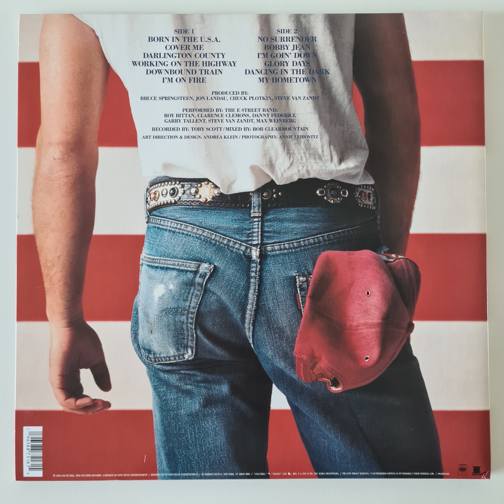 Bruce Springsteen – Born In The USA - 1984 (2024 Limited Edition 40th Anniversary, Red Translucent Vinyl, European Pressing) - Vinyl Record LP - Sound Hound Records