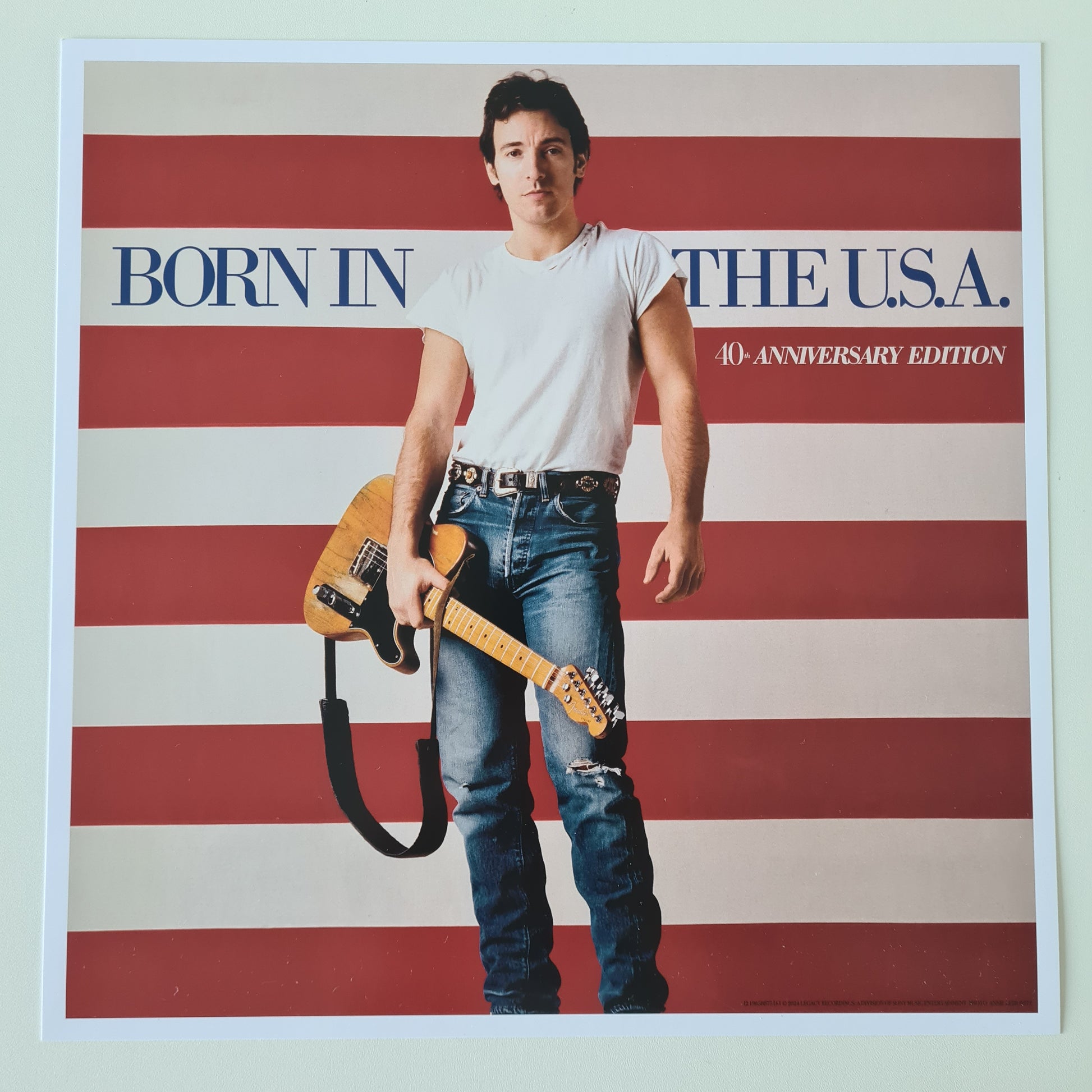 Bruce Springsteen – Born In The USA - 1984 (2024 Limited Edition 40th Anniversary, Red Translucent Vinyl, European Pressing) - Vinyl Record LP - Sound Hound Records