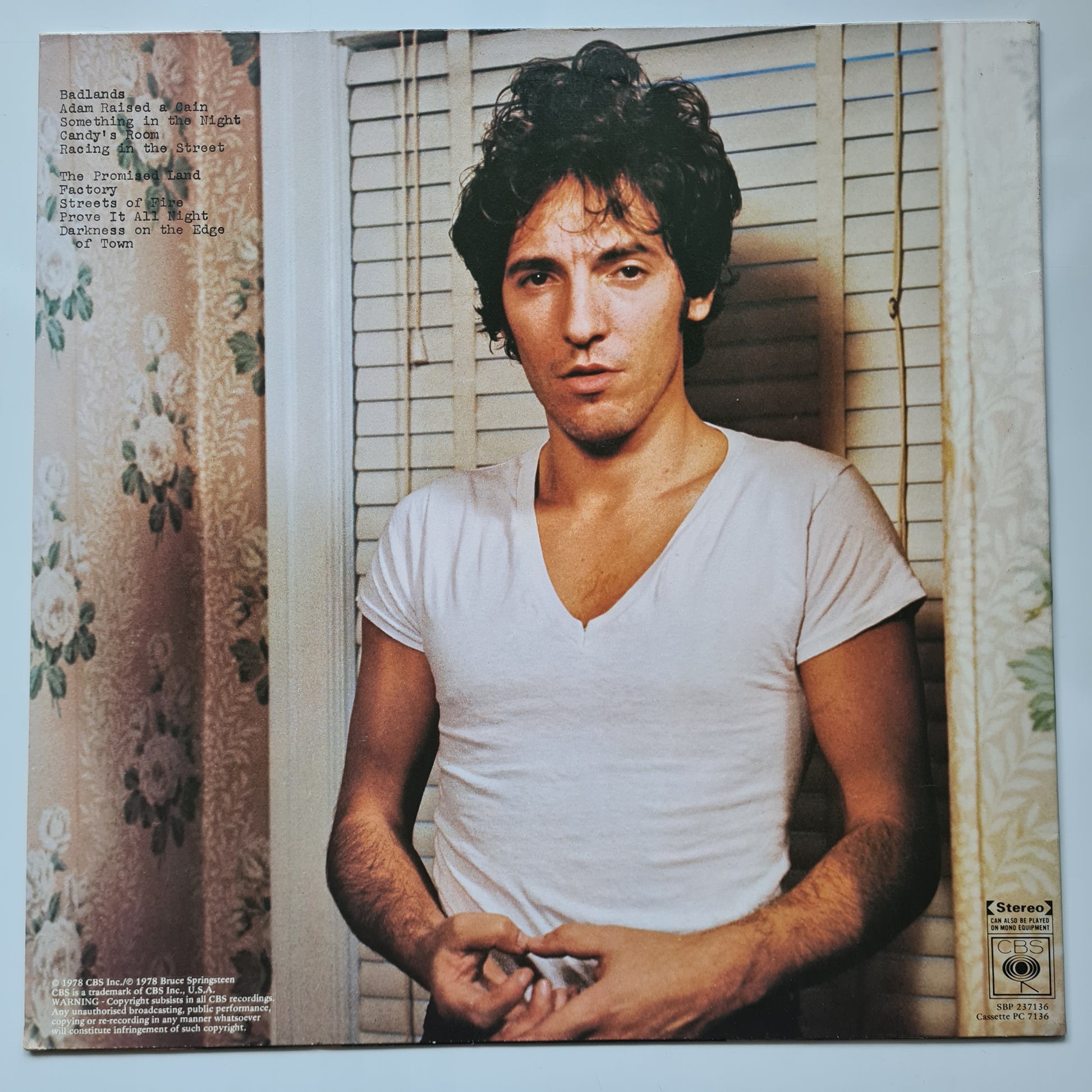 Bruce Springsteen – Darkness On The Edge Of Town - 1978 - Vinyl Record LP - Sound Hound Records