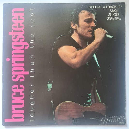 Bruce Springsteen – Tougher Than The Rest - 1987 - Vinyl Record Maxi Single - Sound Hound Records