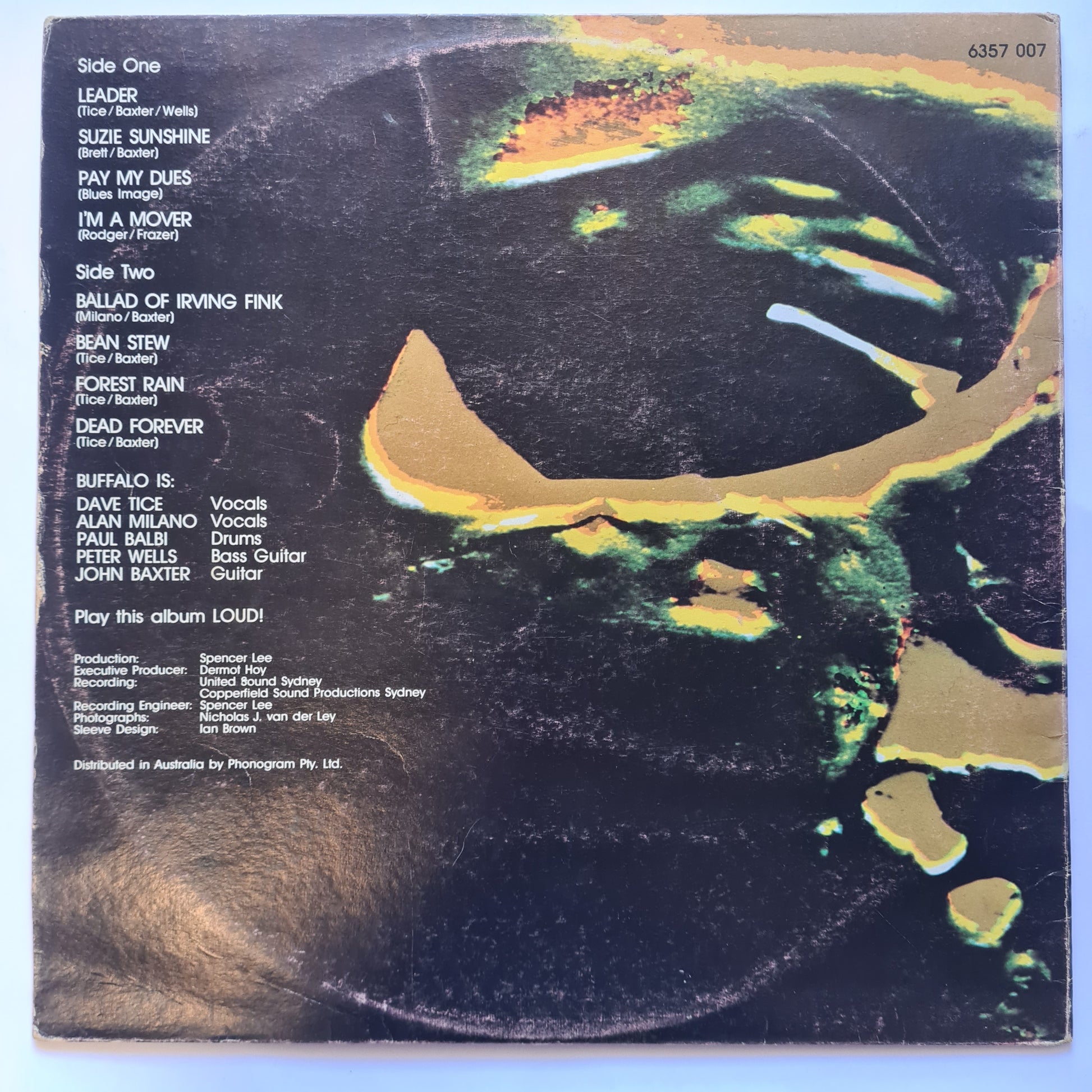 Buffalo – Dead Forever - 1972 (2nd Pressing, vertigo spaceship label - Vinyl Record LP *RARE* - Sound Hound Records