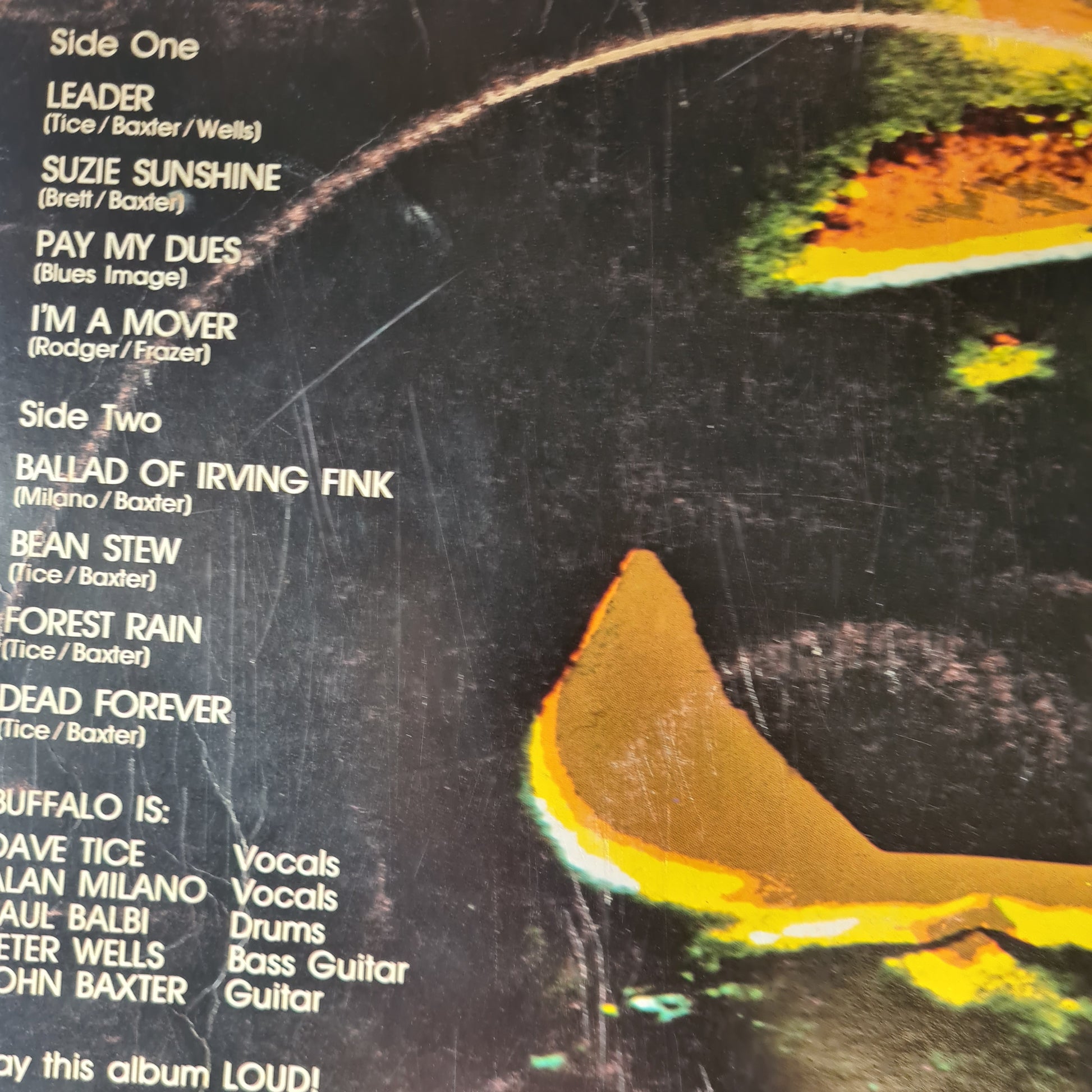 Buffalo – Dead Forever - 1972 (First Pressing, vertigo swirl label - Vinyl Record LP *RARE* - Sound Hound Records